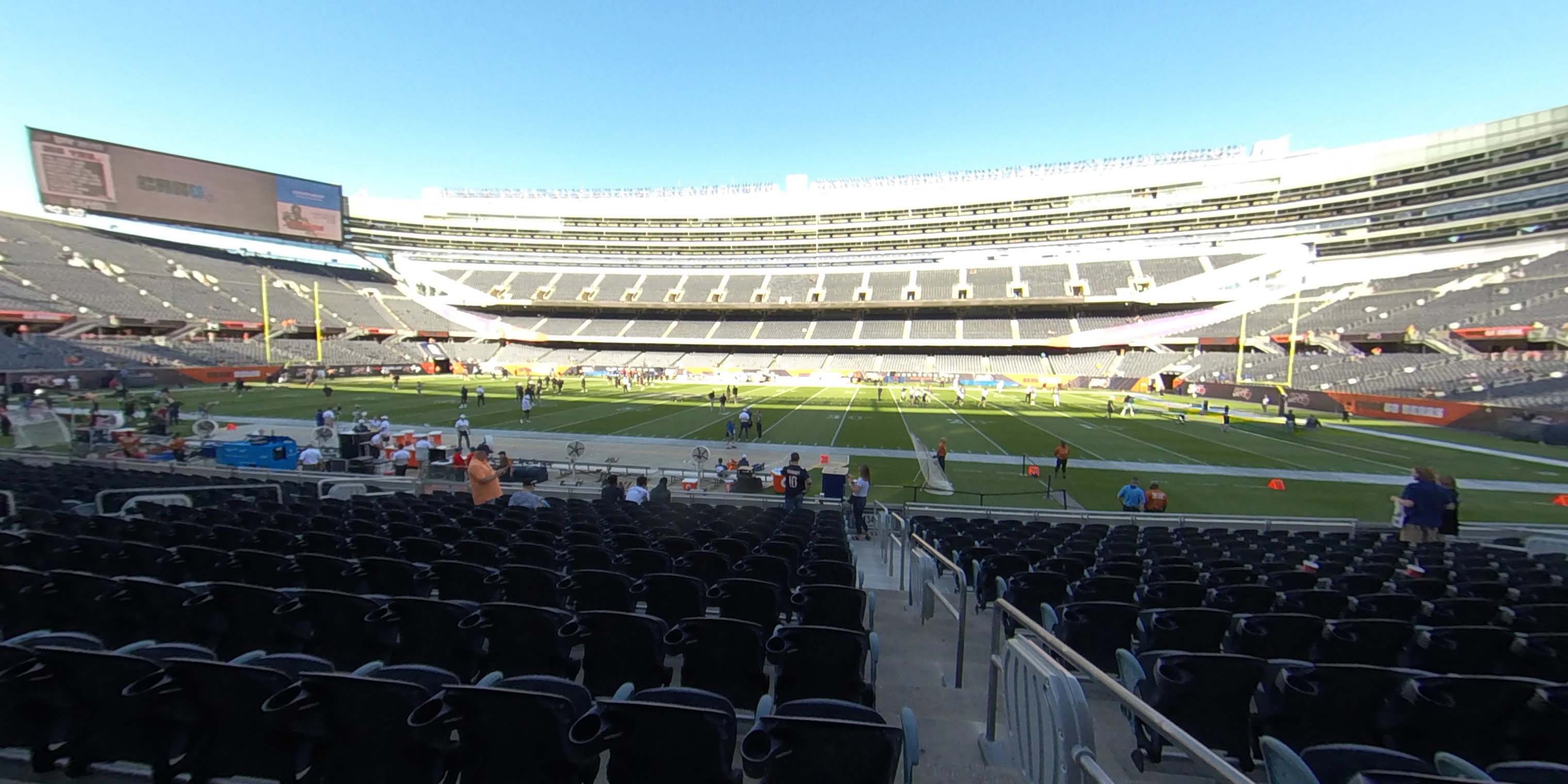 section 133 panoramic seat view  for football - soldier field