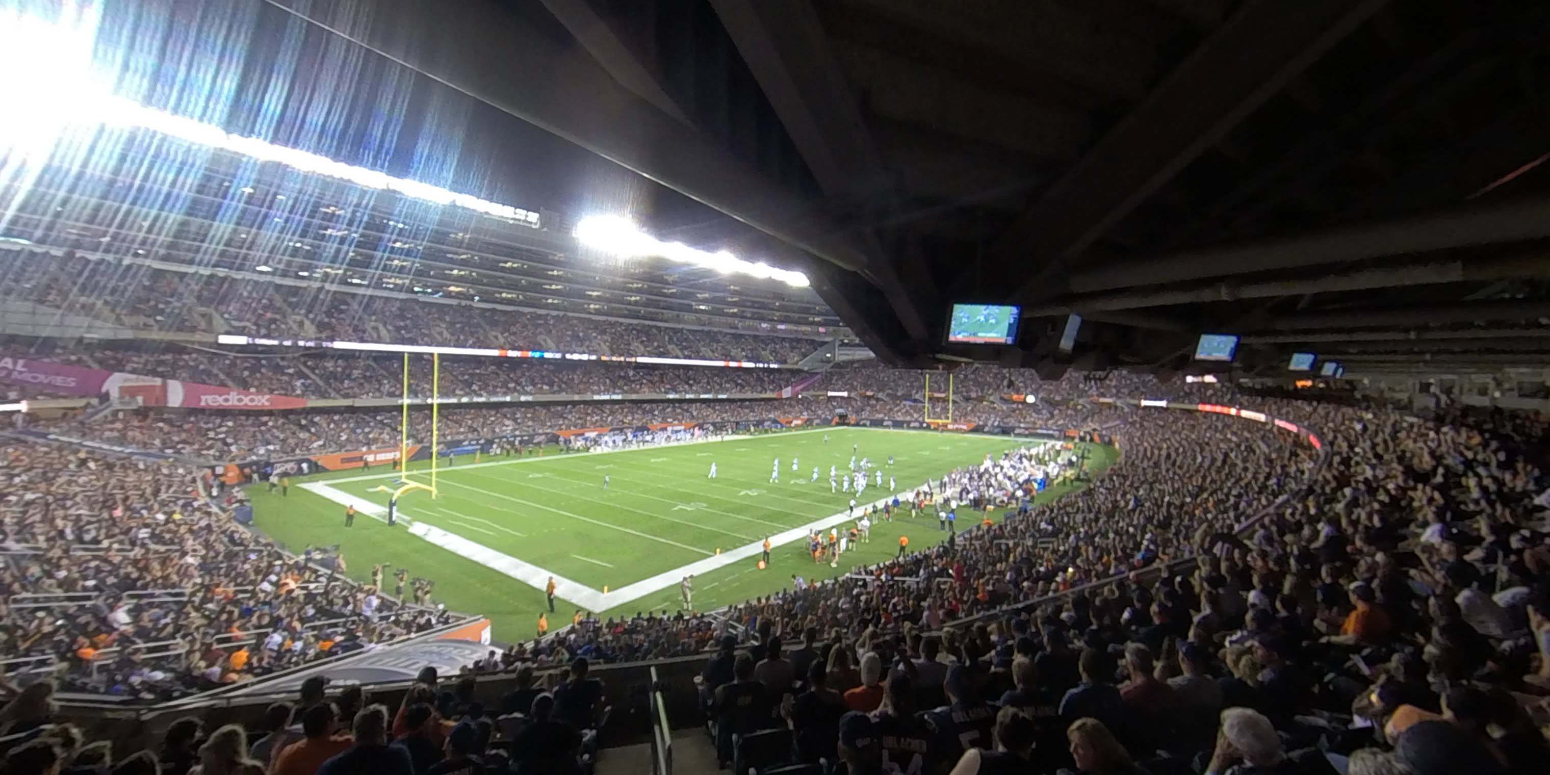 section 244 panoramic seat view  for football - soldier field
