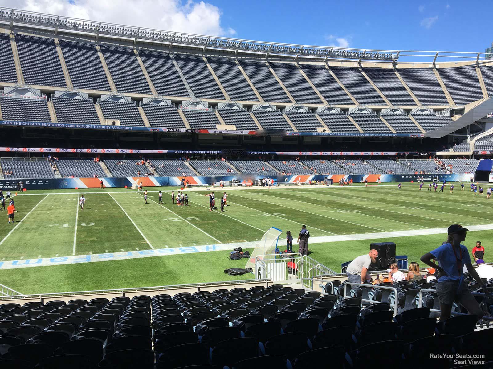 section 113, row 14 seat view  for football - soldier field