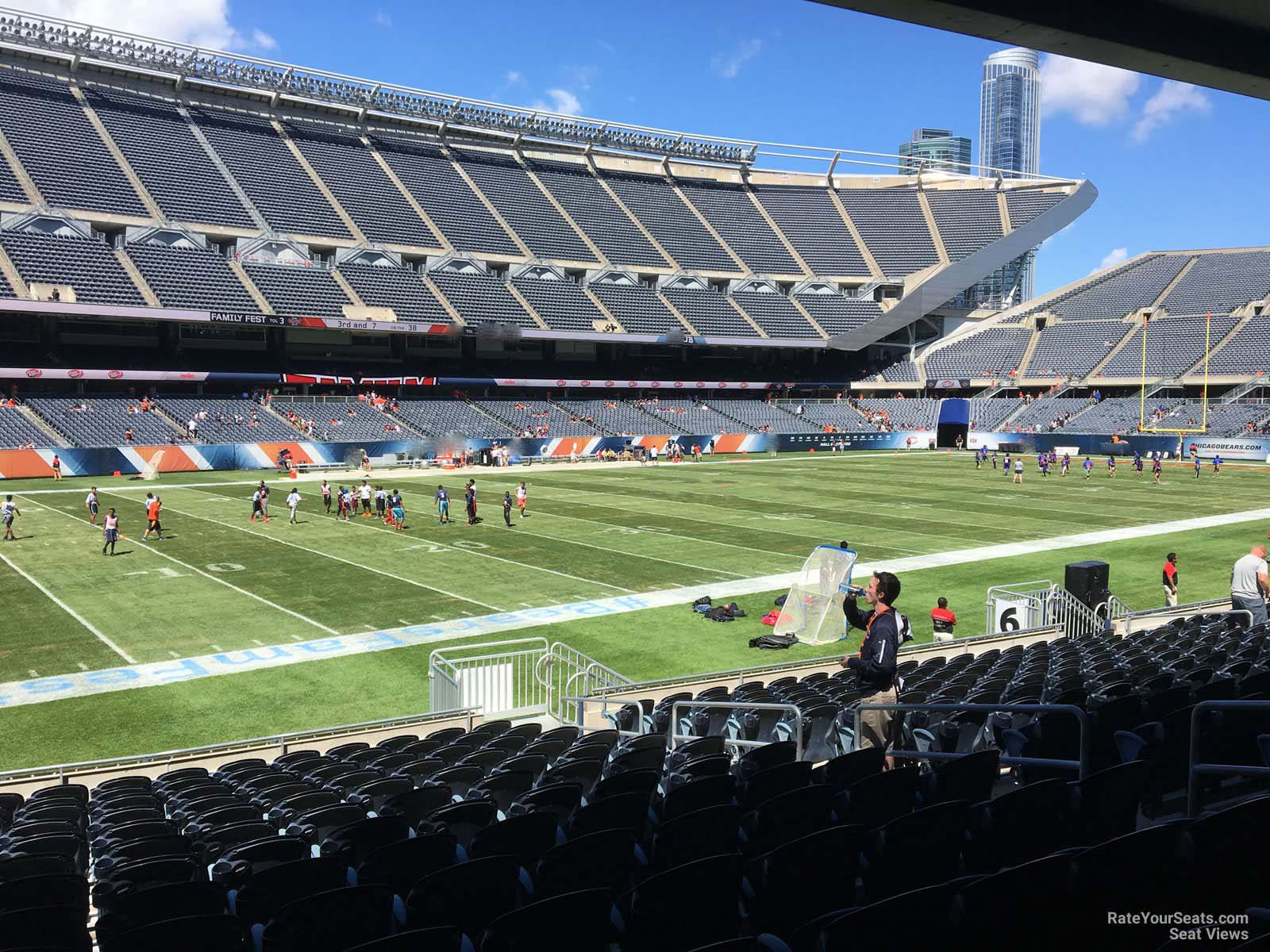 section 114, row 14 seat view  for football - soldier field