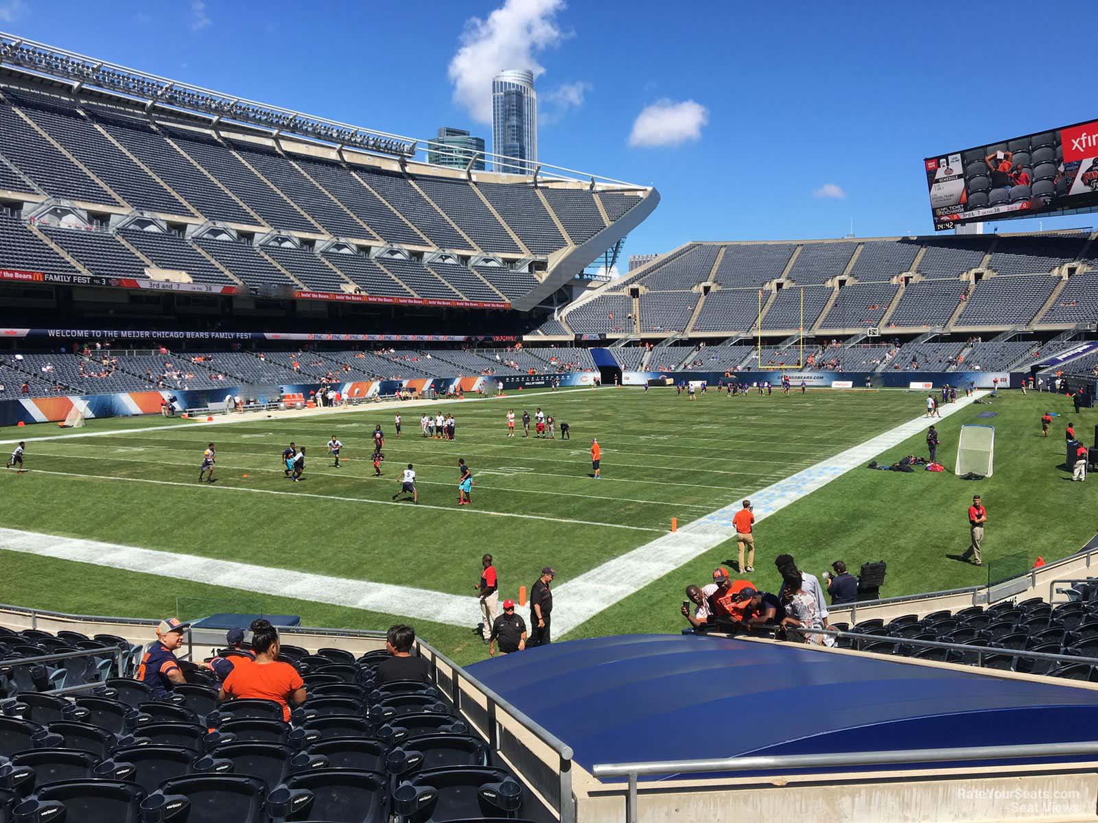 section 119, row 14 seat view  for football - soldier field