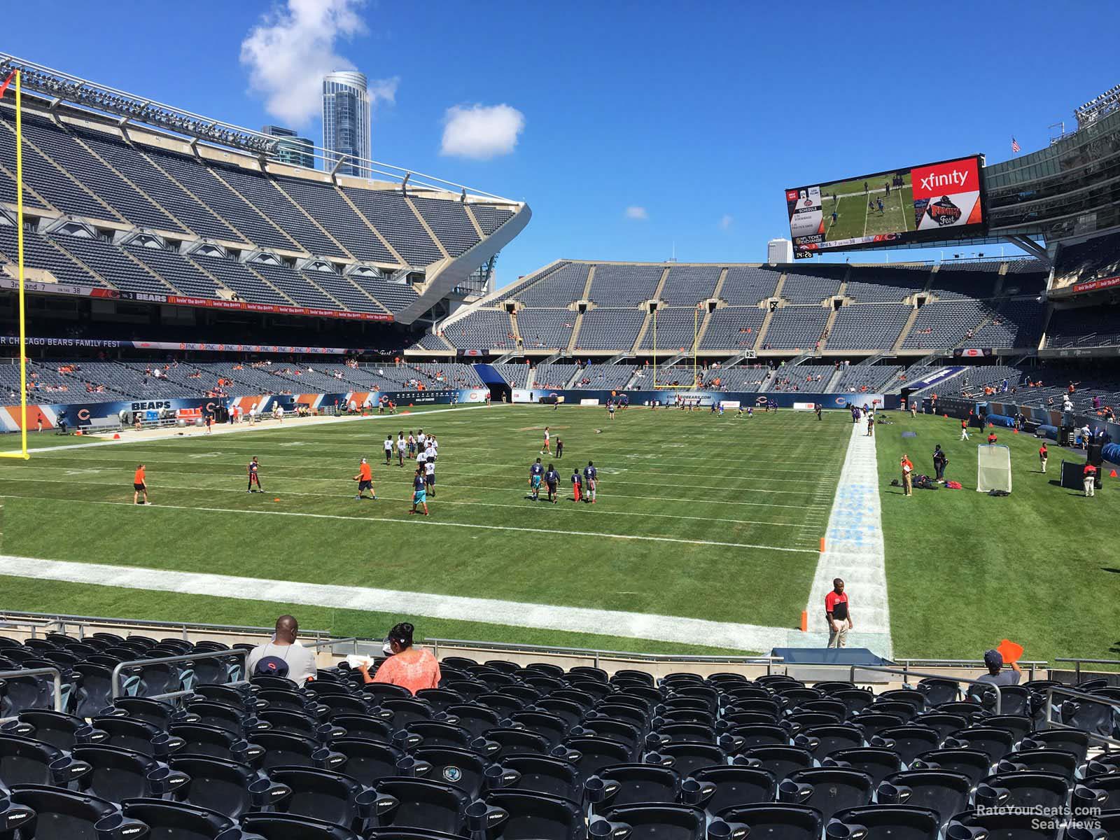 section 120, row 14 seat view  for football - soldier field