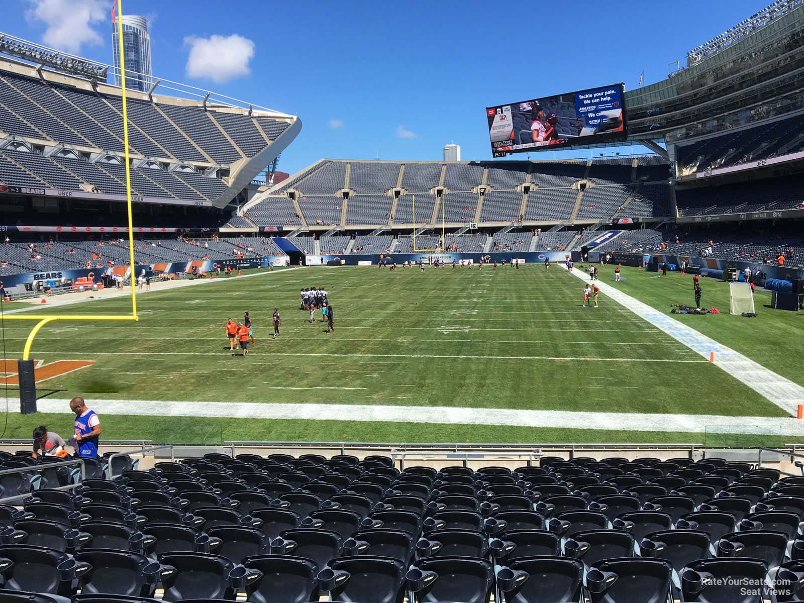 section 121, row 14 seat view  for football - soldier field
