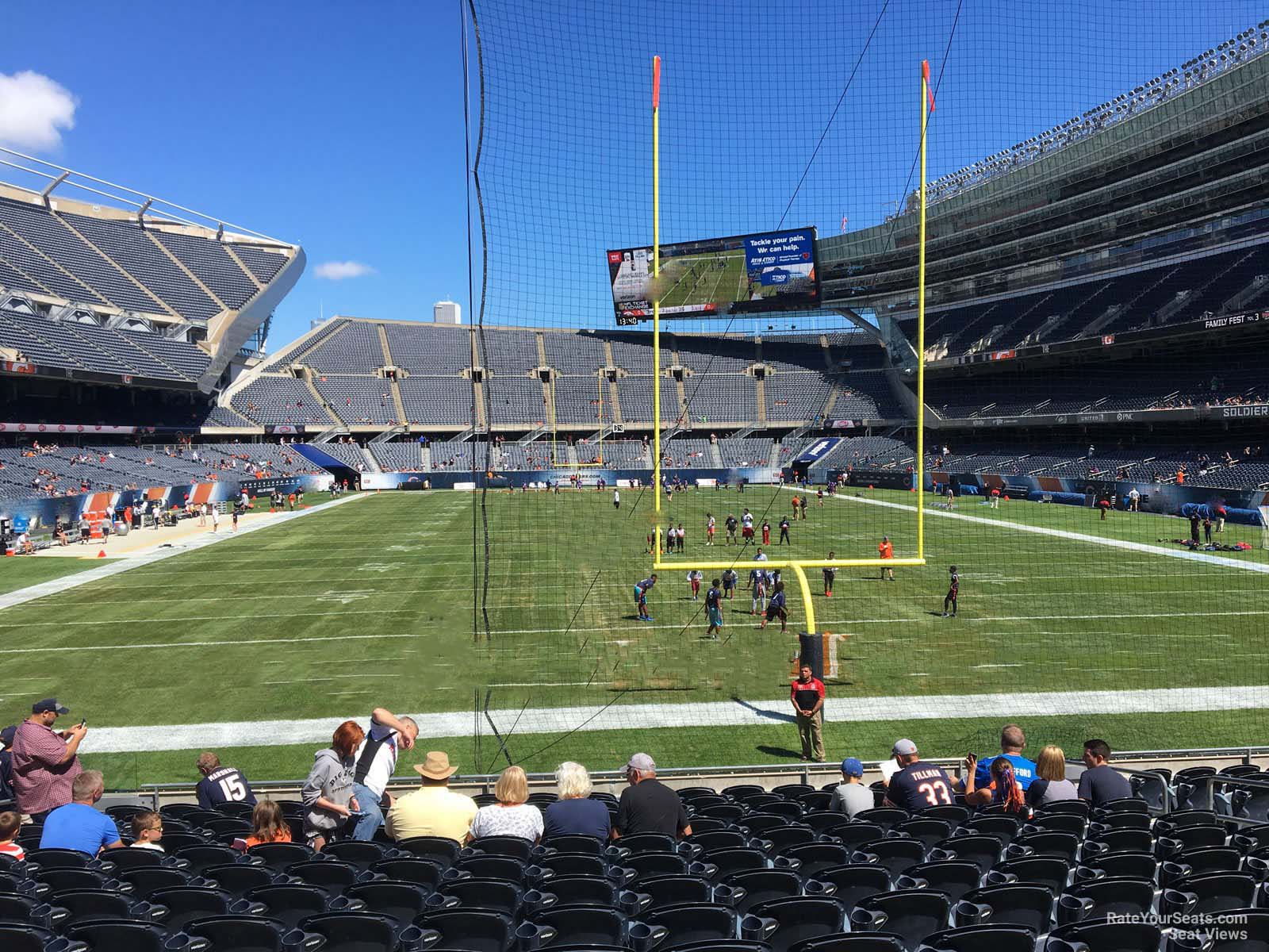 section 123, row 14 seat view  for football - soldier field