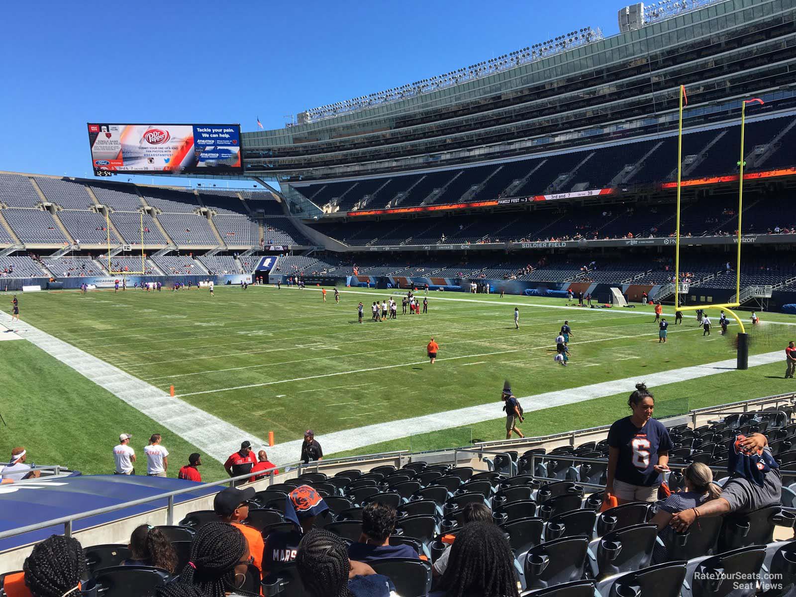 section 126, row 14 seat view  for football - soldier field