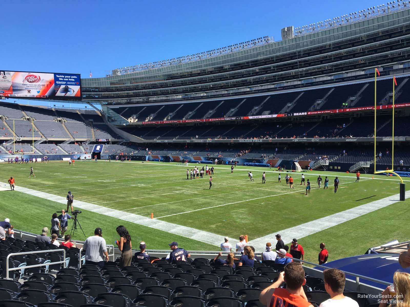 section 128, row 14 seat view  for football - soldier field