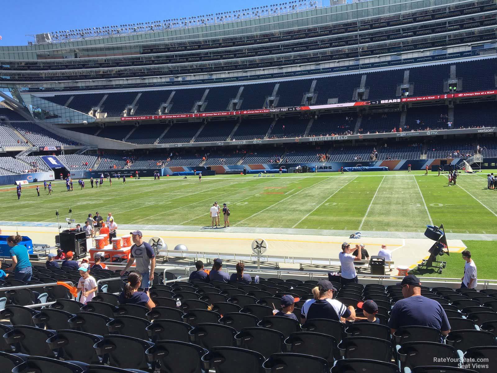 section 134, row 14 seat view  for football - soldier field