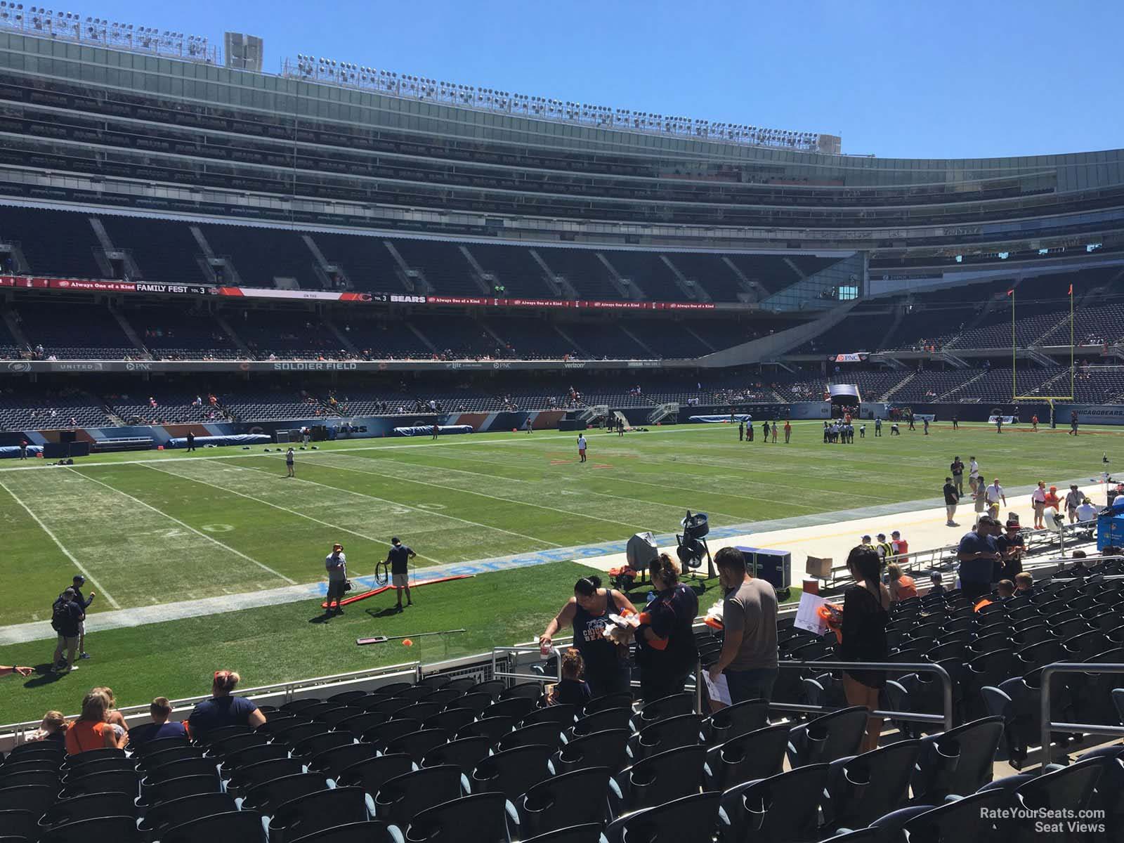 section 142, row 14 seat view  for football - soldier field