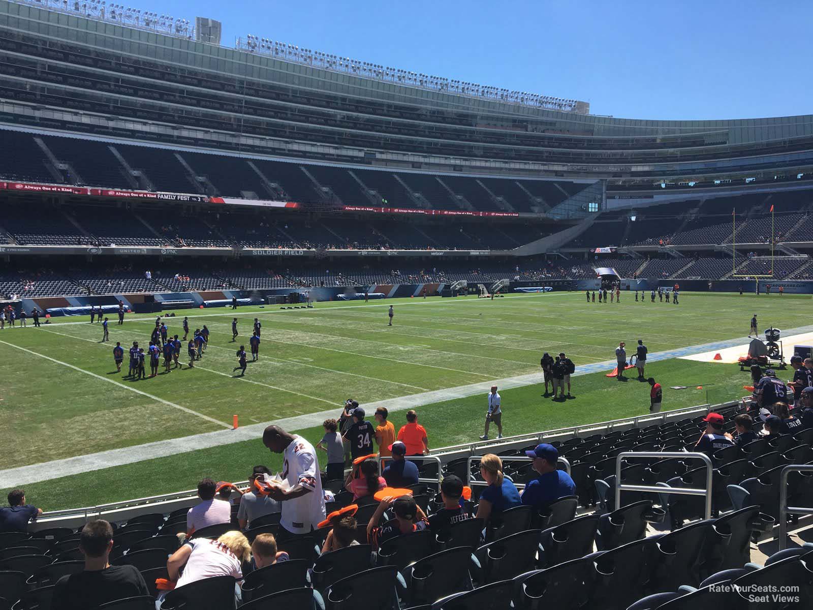 section 144, row 14 seat view  for football - soldier field