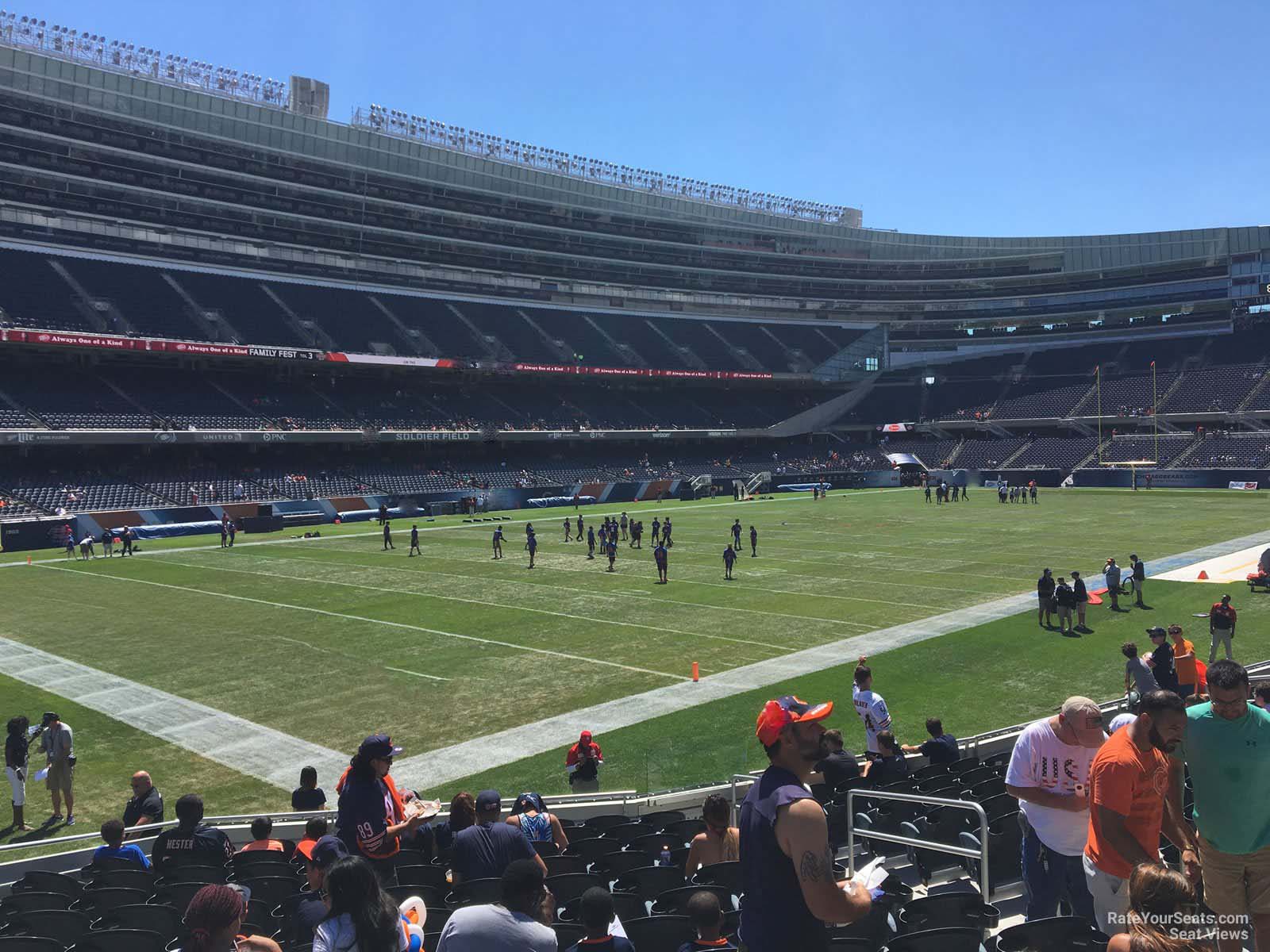 section 146, row 14 seat view  for football - soldier field