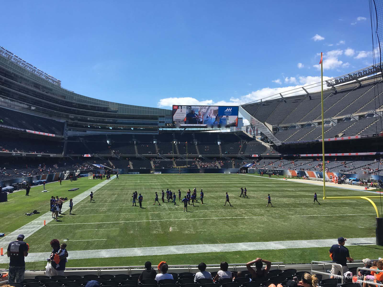 section 153, row 14 seat view  for football - soldier field