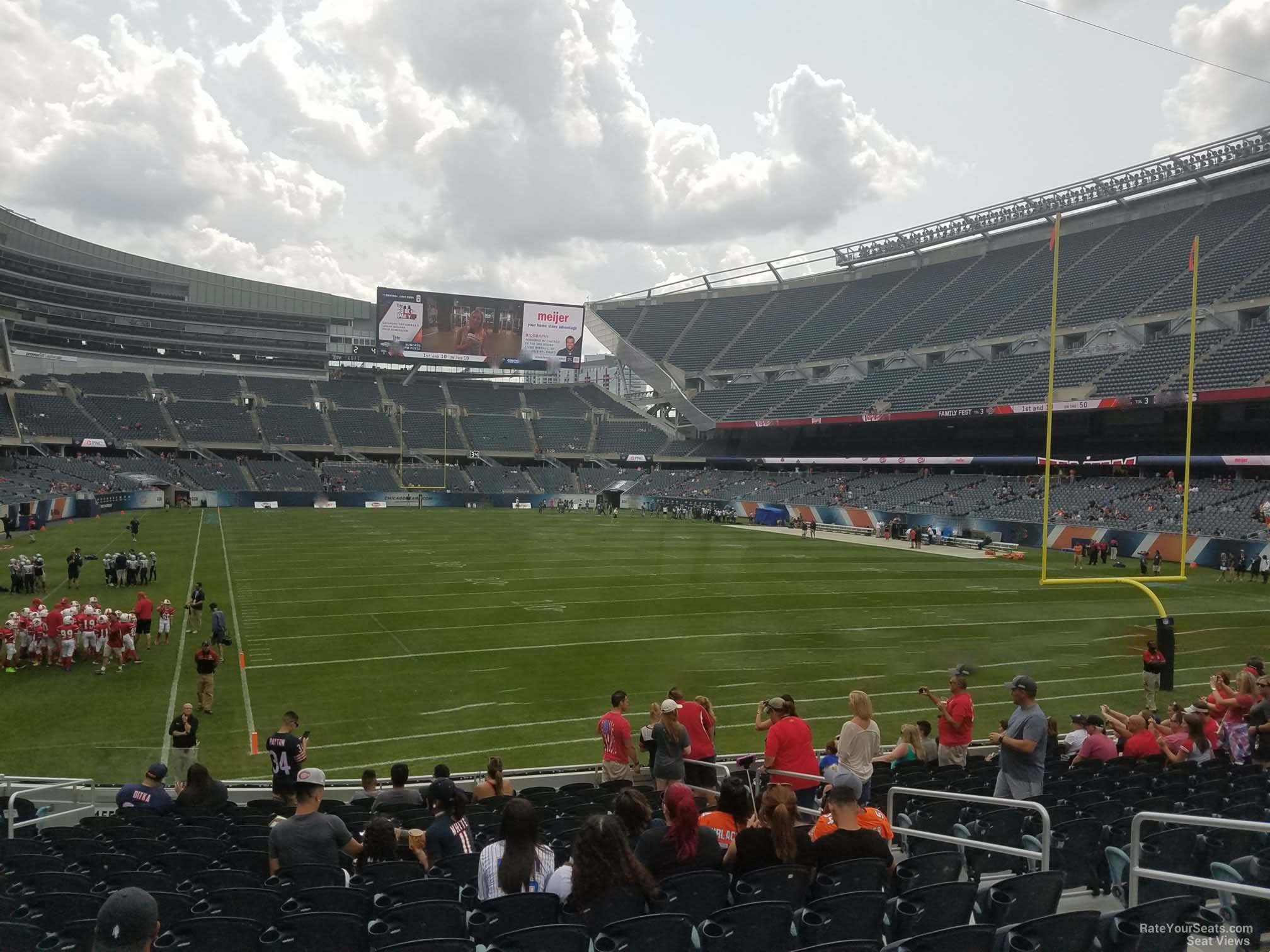 section 154, row 16 seat view  for football - soldier field
