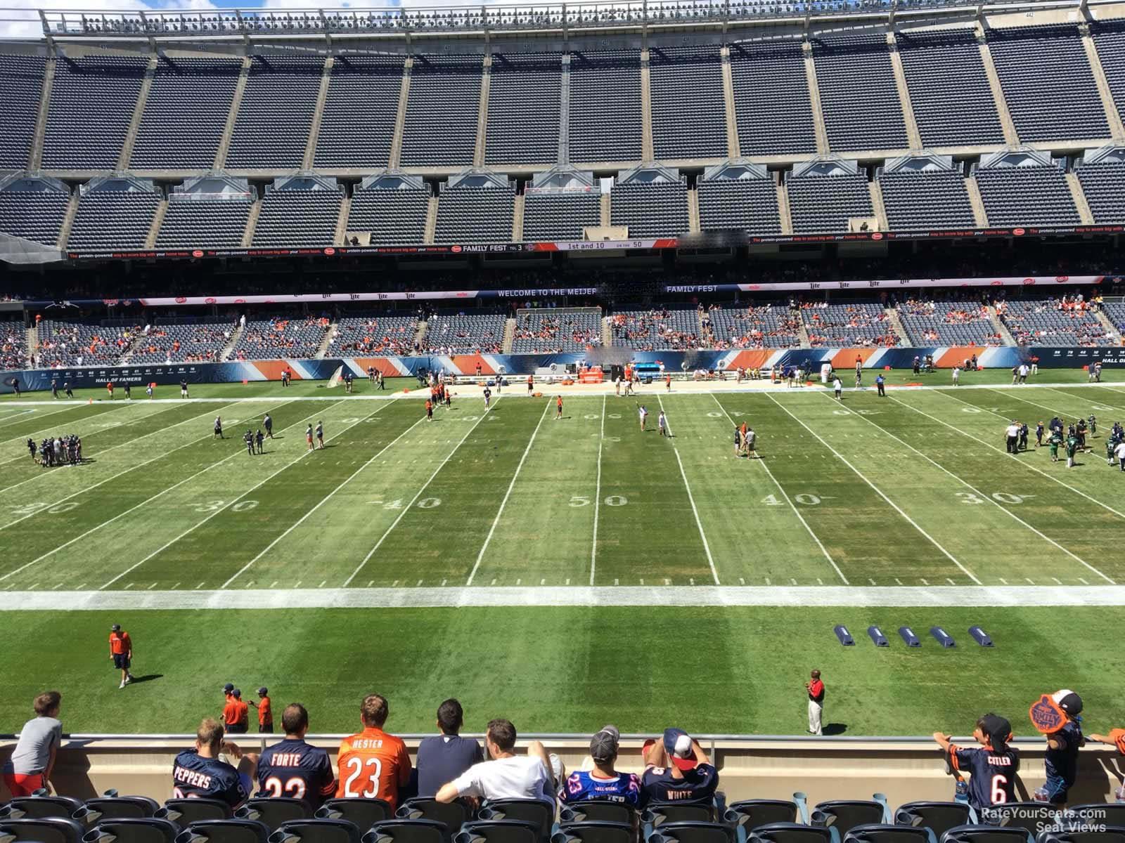 section 209, row 9 seat view  for football - soldier field