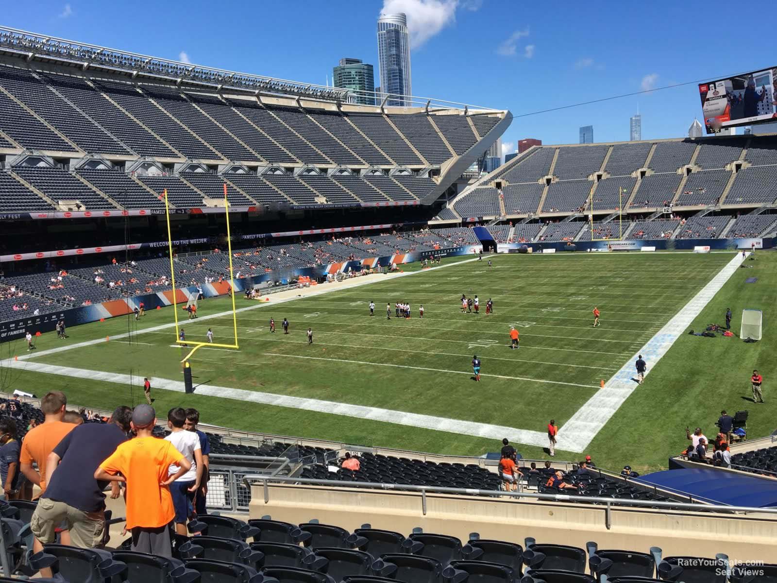 section 219, row 8 seat view  for football - soldier field