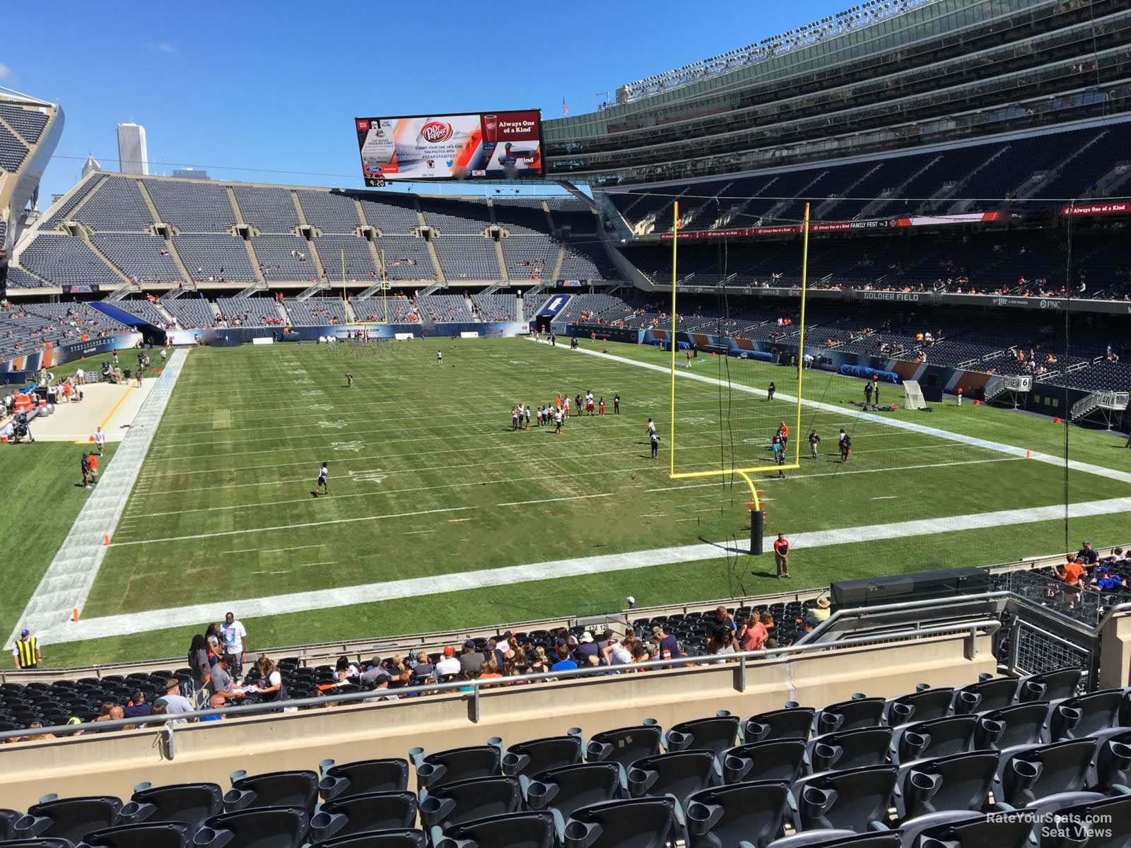 section 224, row 8 seat view  for football - soldier field