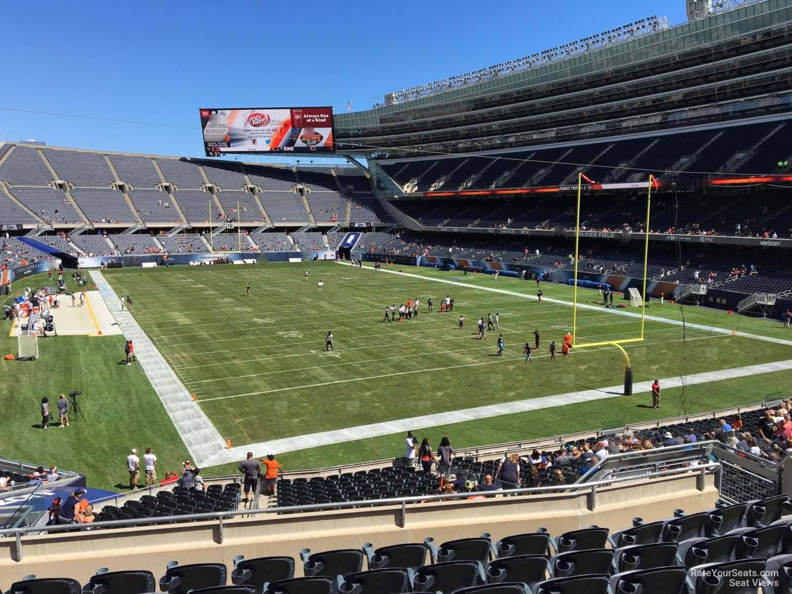 section 225, row 8 seat view  for football - soldier field