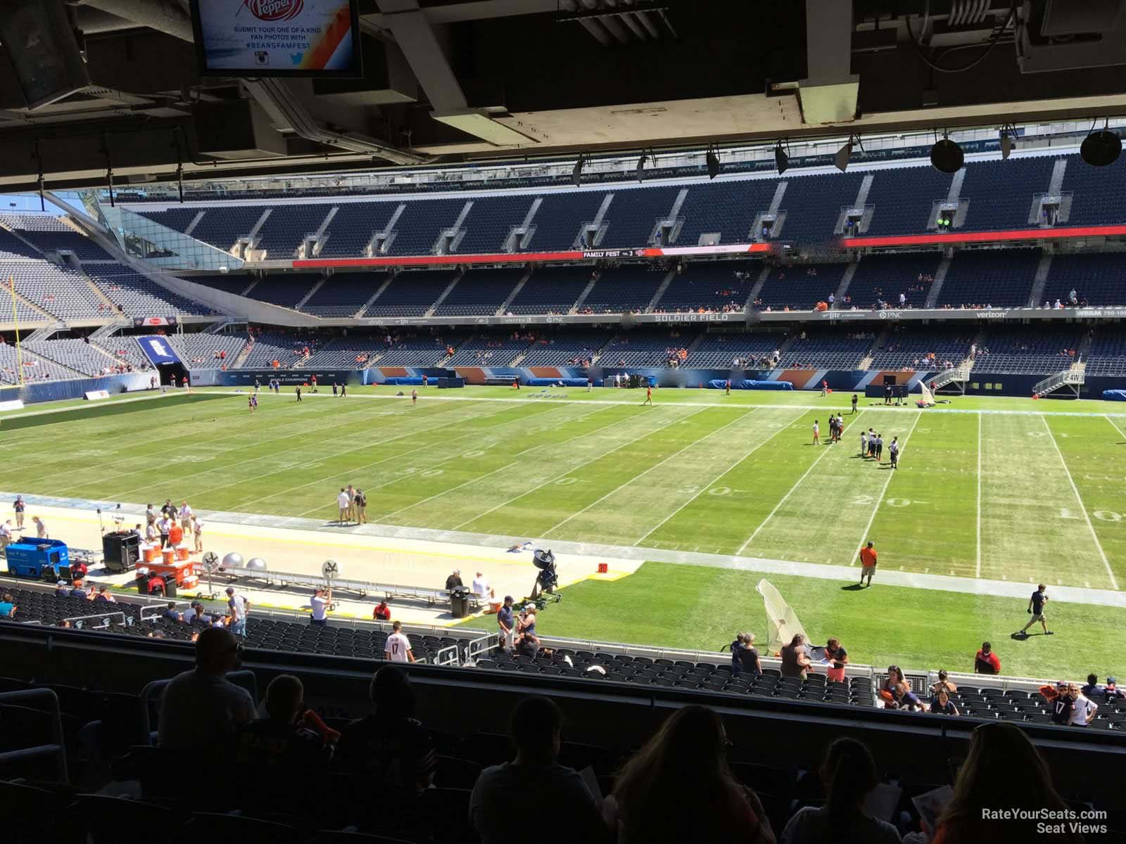 Media Deck Soldier Field Football Seating