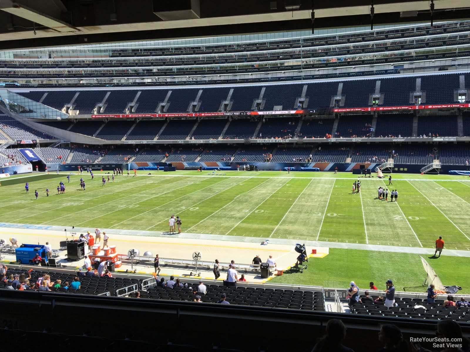 Media Deck Soldier Field Football Seating