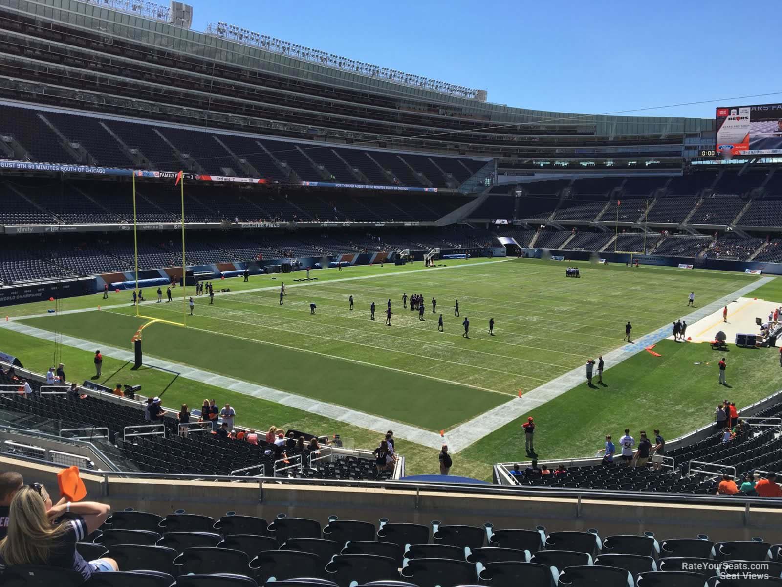 section 248, row 8 seat view  for football - soldier field
