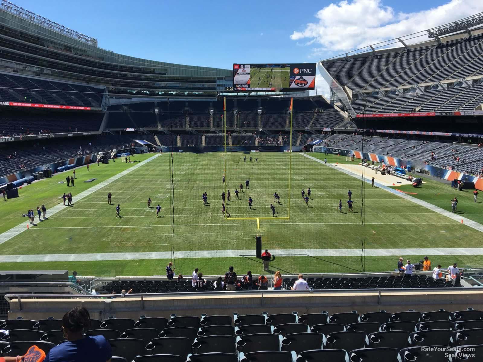 section 252, row 8 seat view  for football - soldier field
