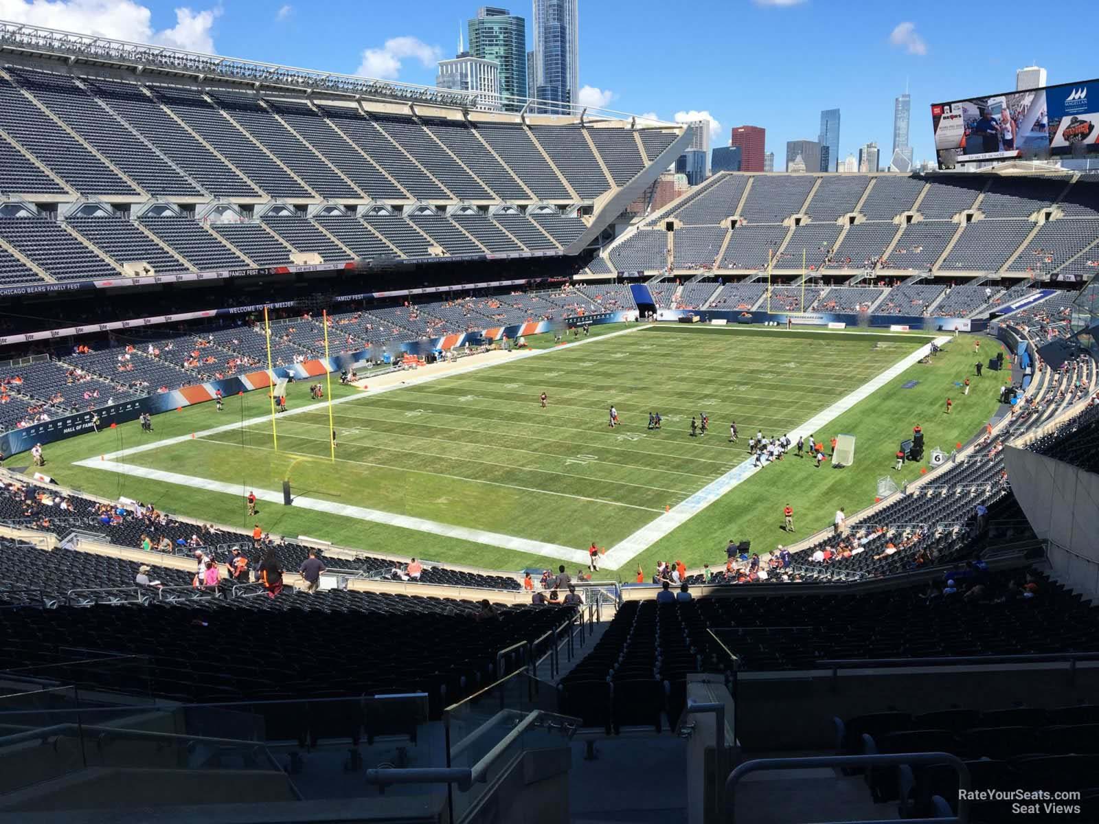 section 318, row 8 seat view  for football - soldier field