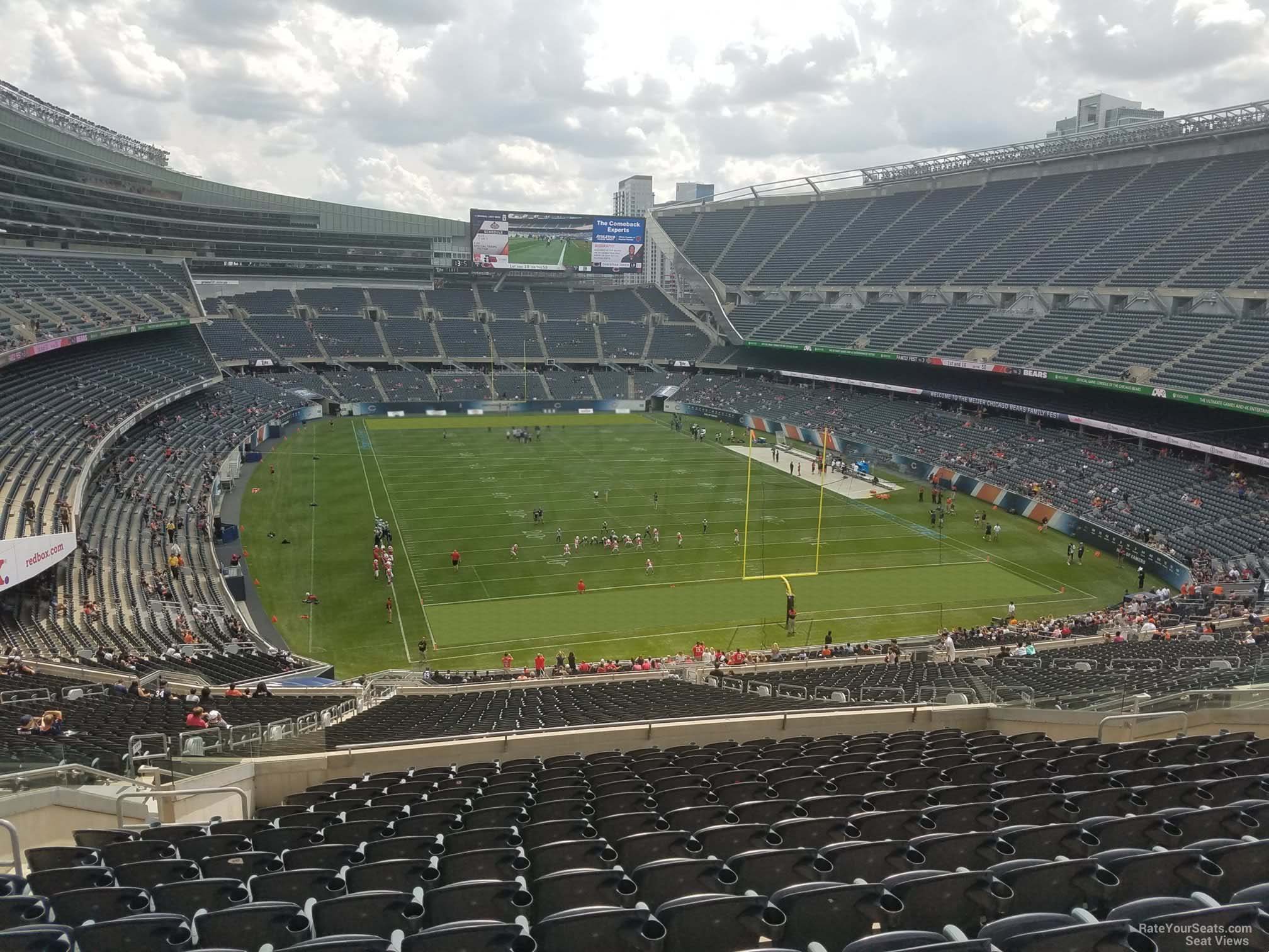 section 354, row 15 seat view  for football - soldier field
