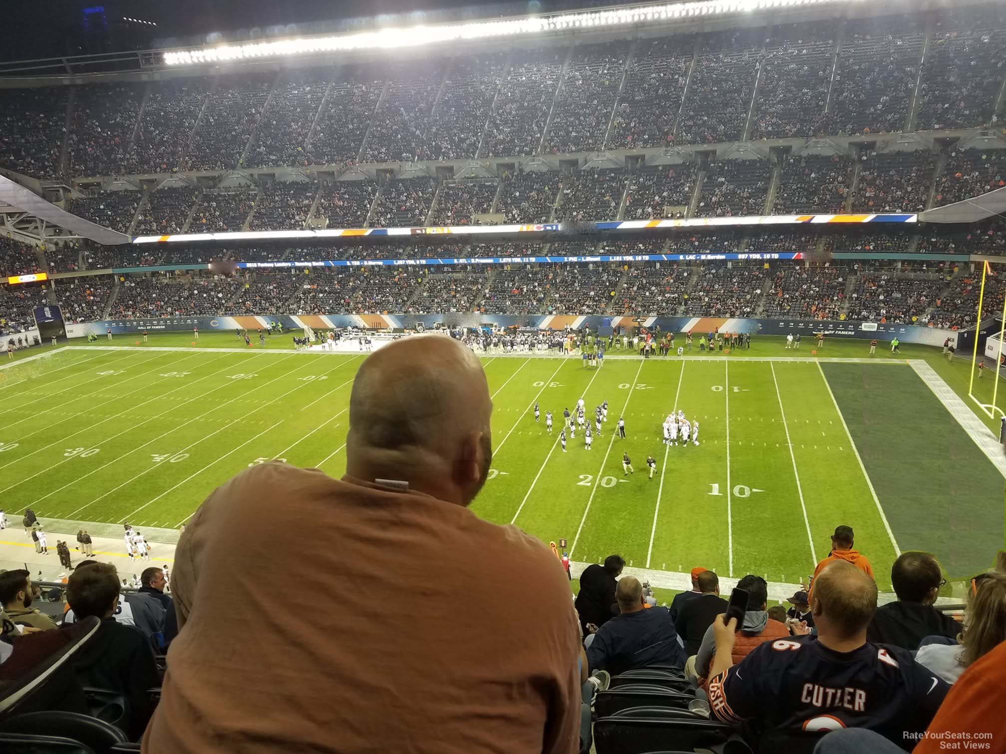 soldier field section 306 chicago bears rateyourseats com the forum interactive seating chart