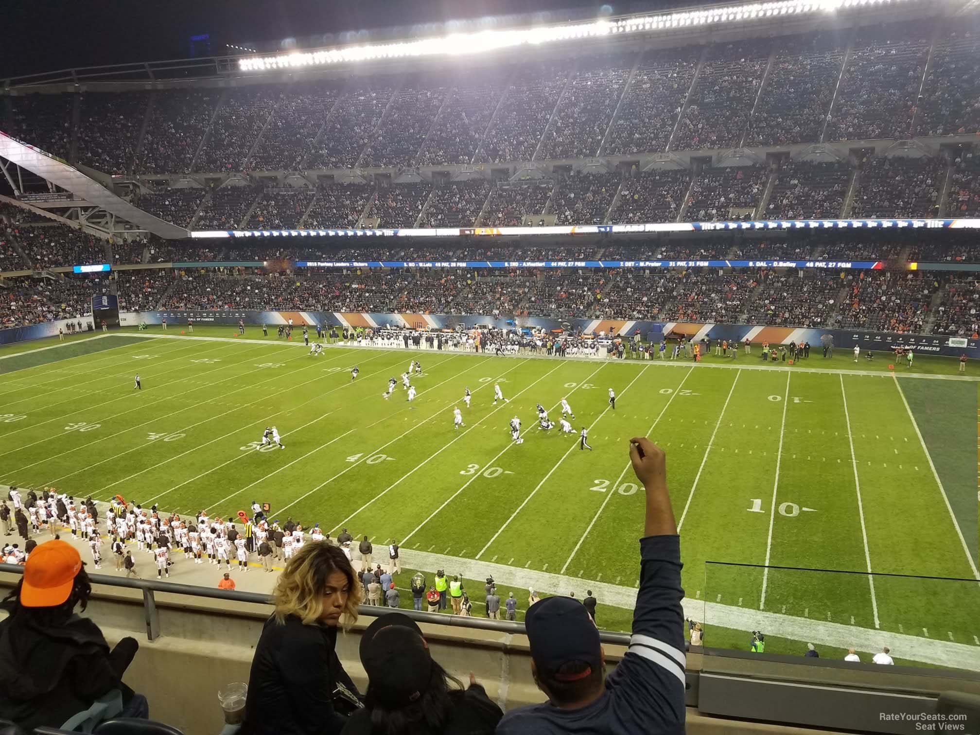 soldier field section 306 chicago bears rateyourseats com soldier field seating chart for bears games