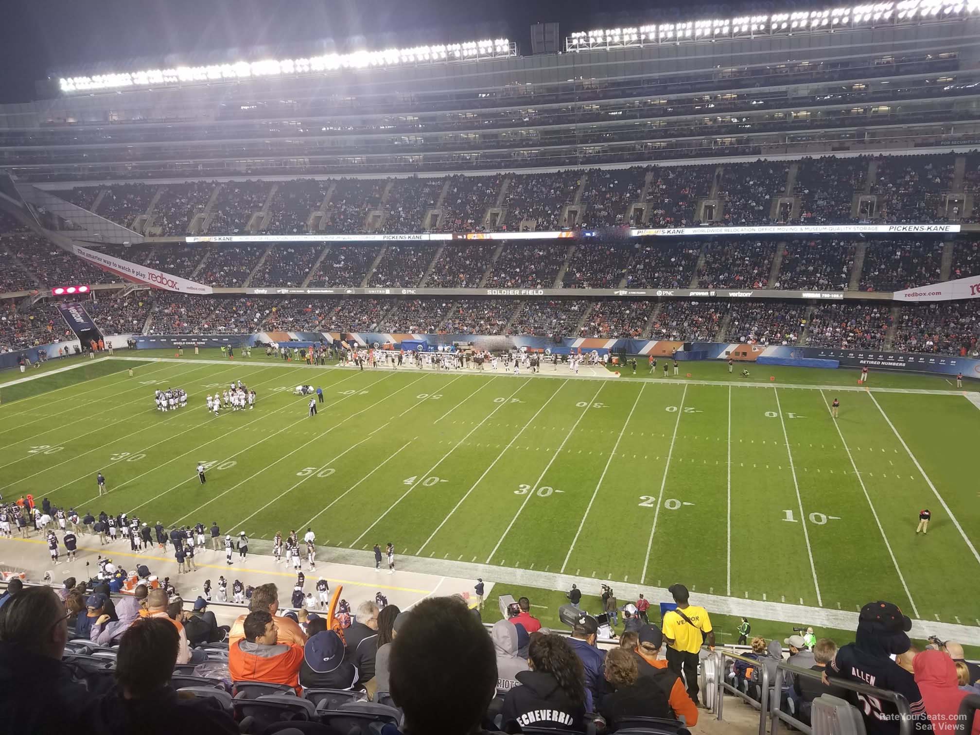 section 334, row 15 seat view  for football - soldier field