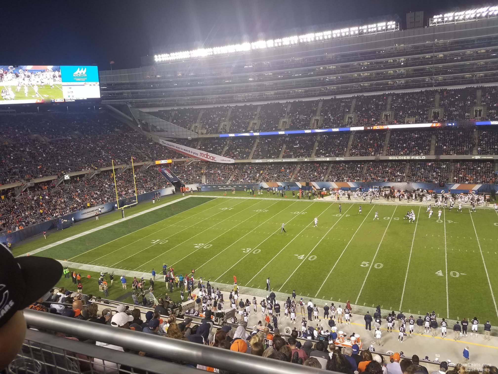 section 336, row 15 seat view  for football - soldier field