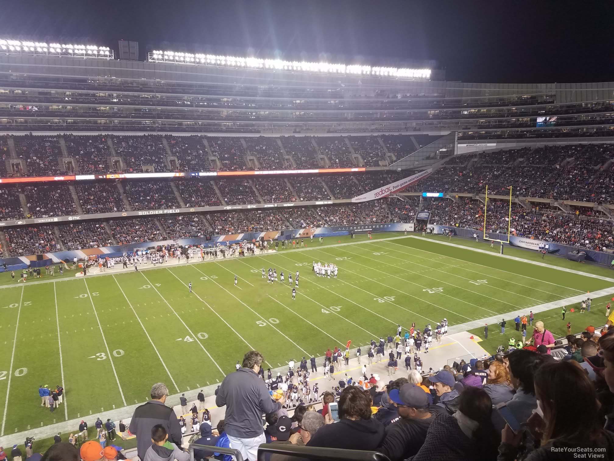section 339, row 15 seat view  for football - soldier field