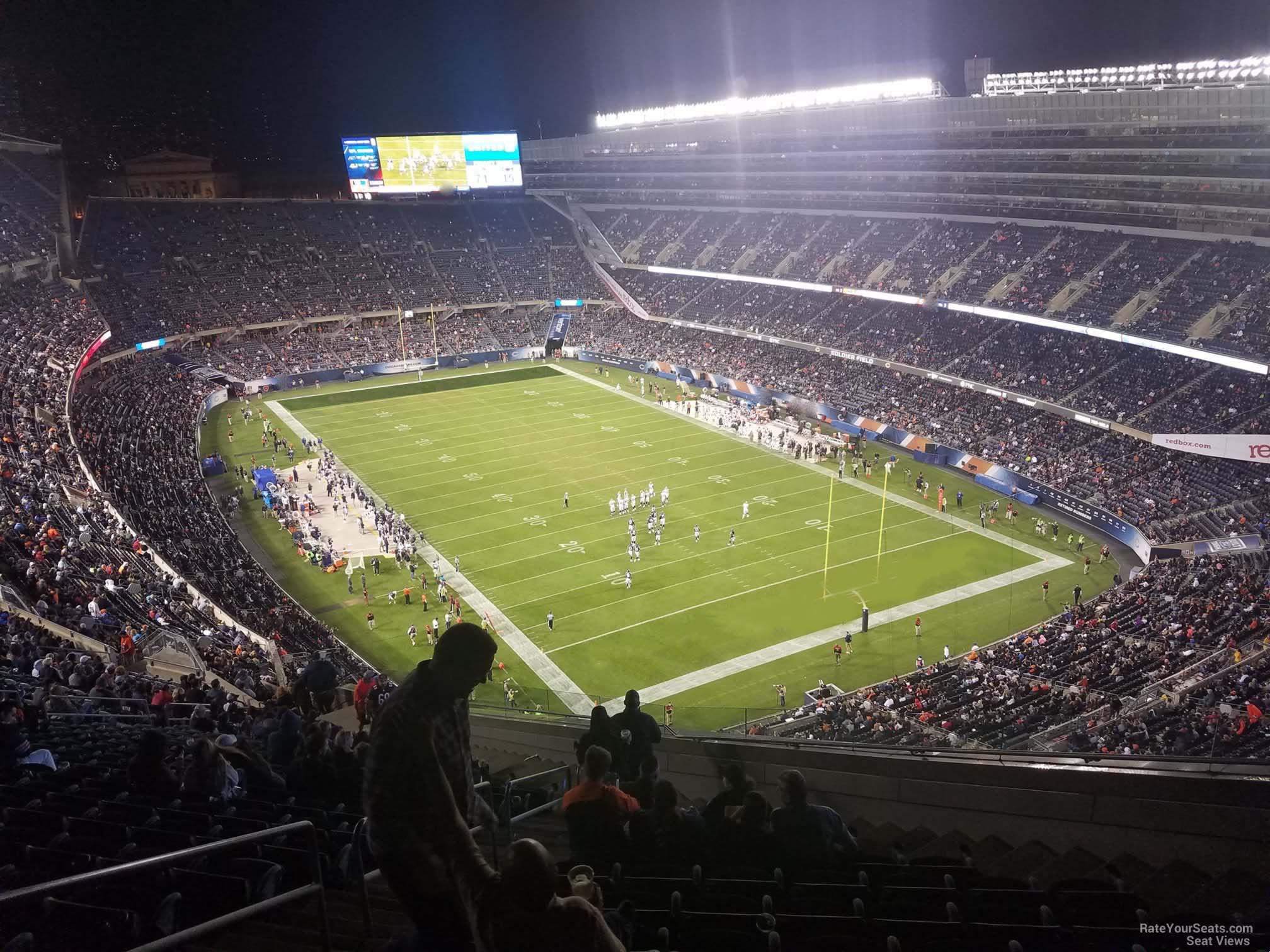 section 427, row 30 seat view  for football - soldier field