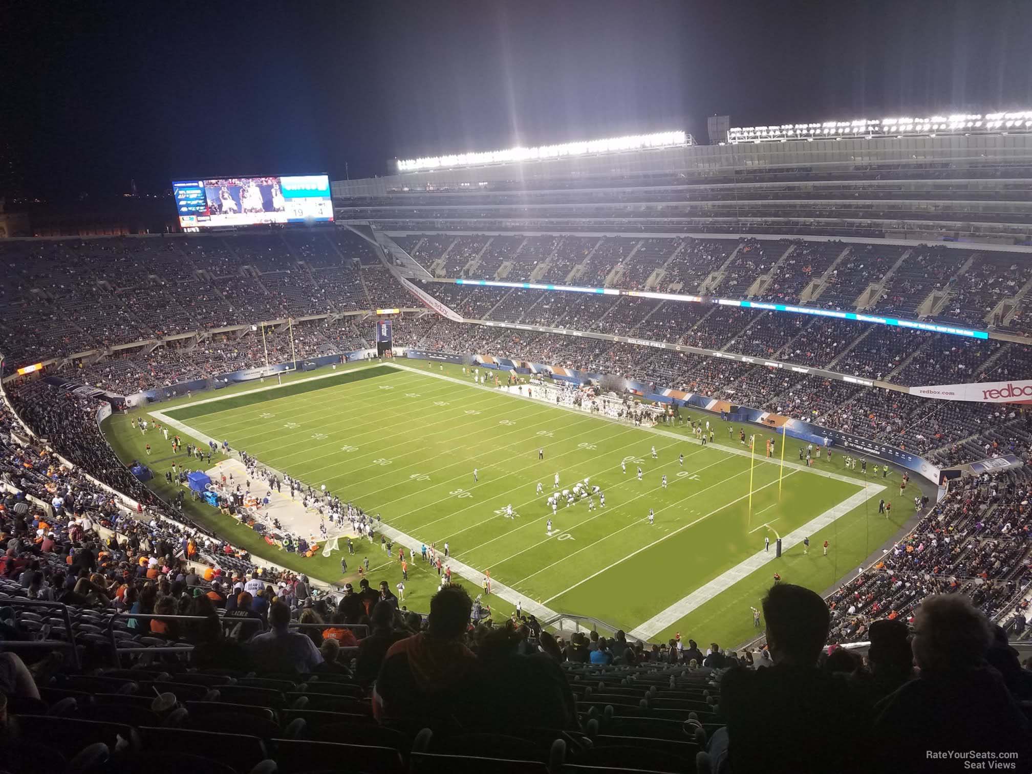 section 429, row 30 seat view  for football - soldier field
