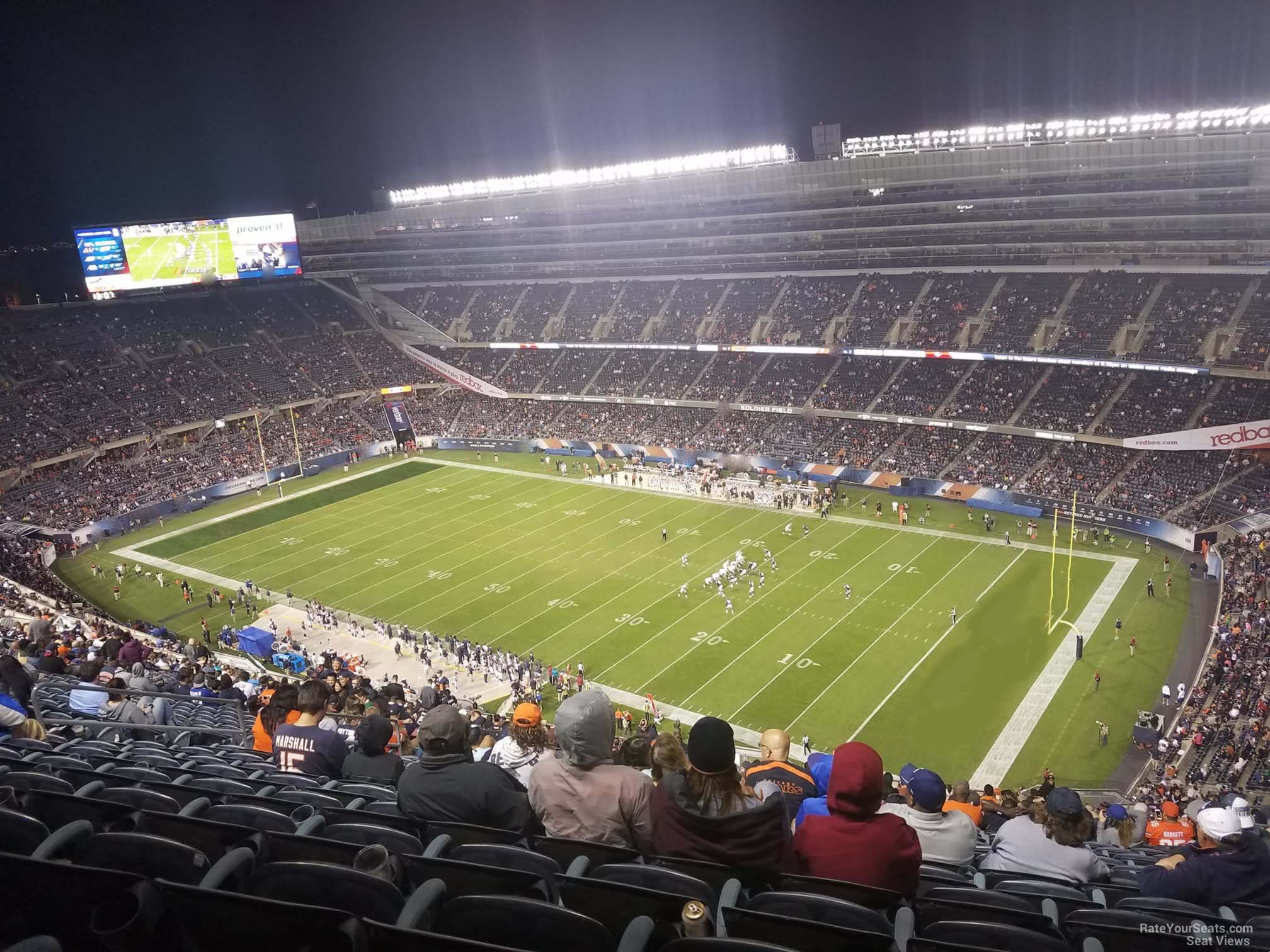 section 431, row 30 seat view  for football - soldier field