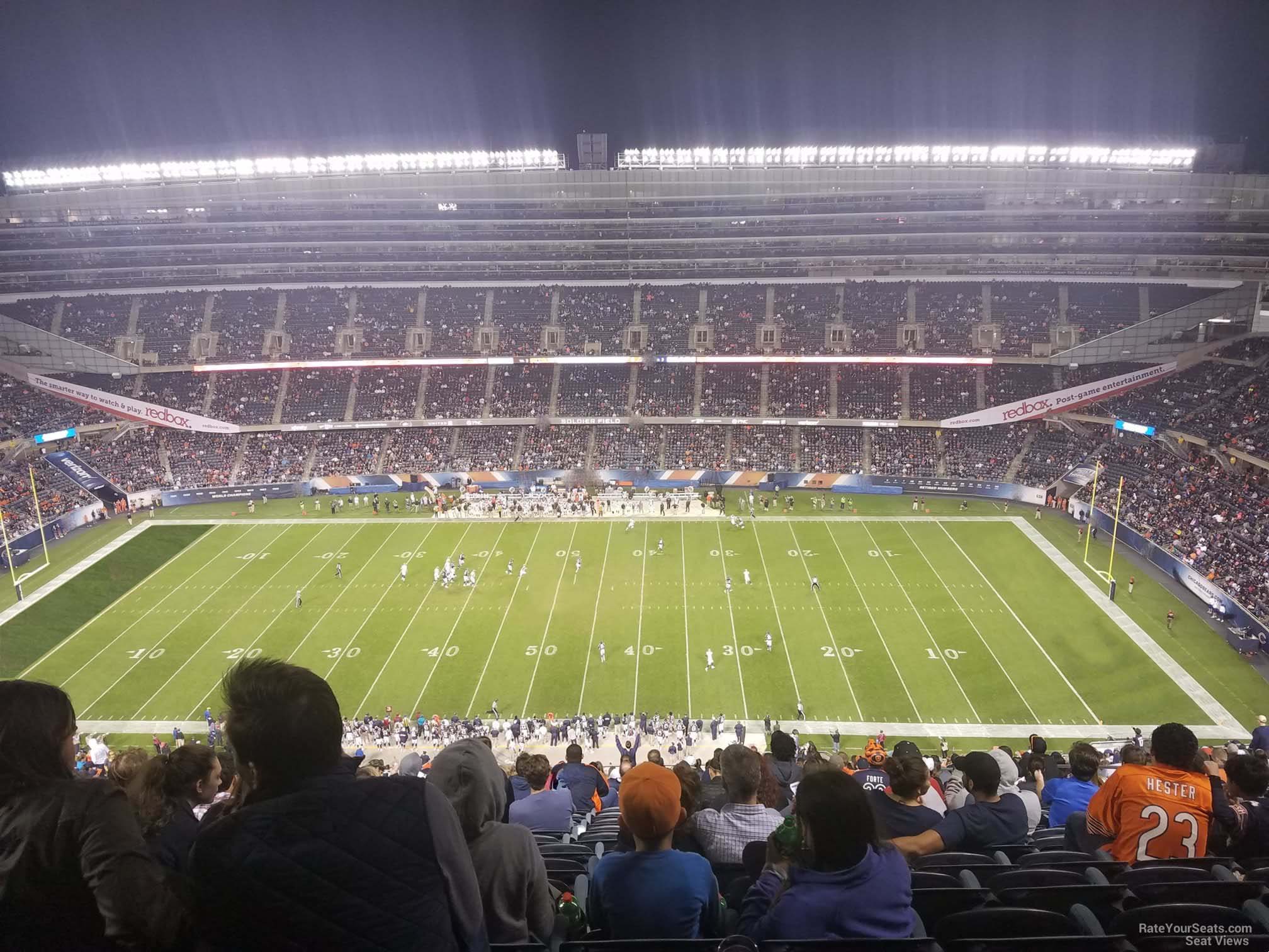 section 436, row 30 seat view  for football - soldier field