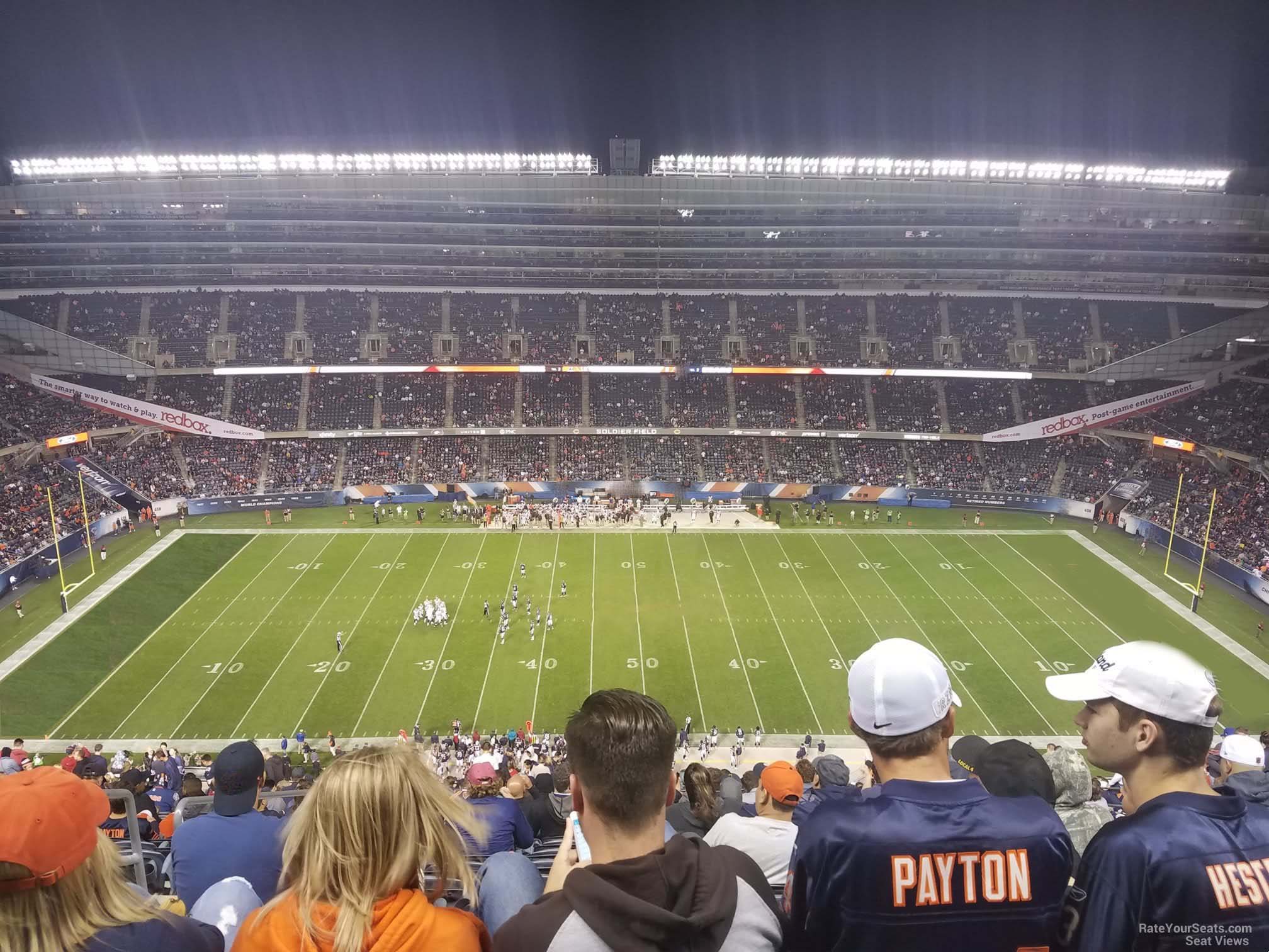section 437, row 30 seat view  for football - soldier field