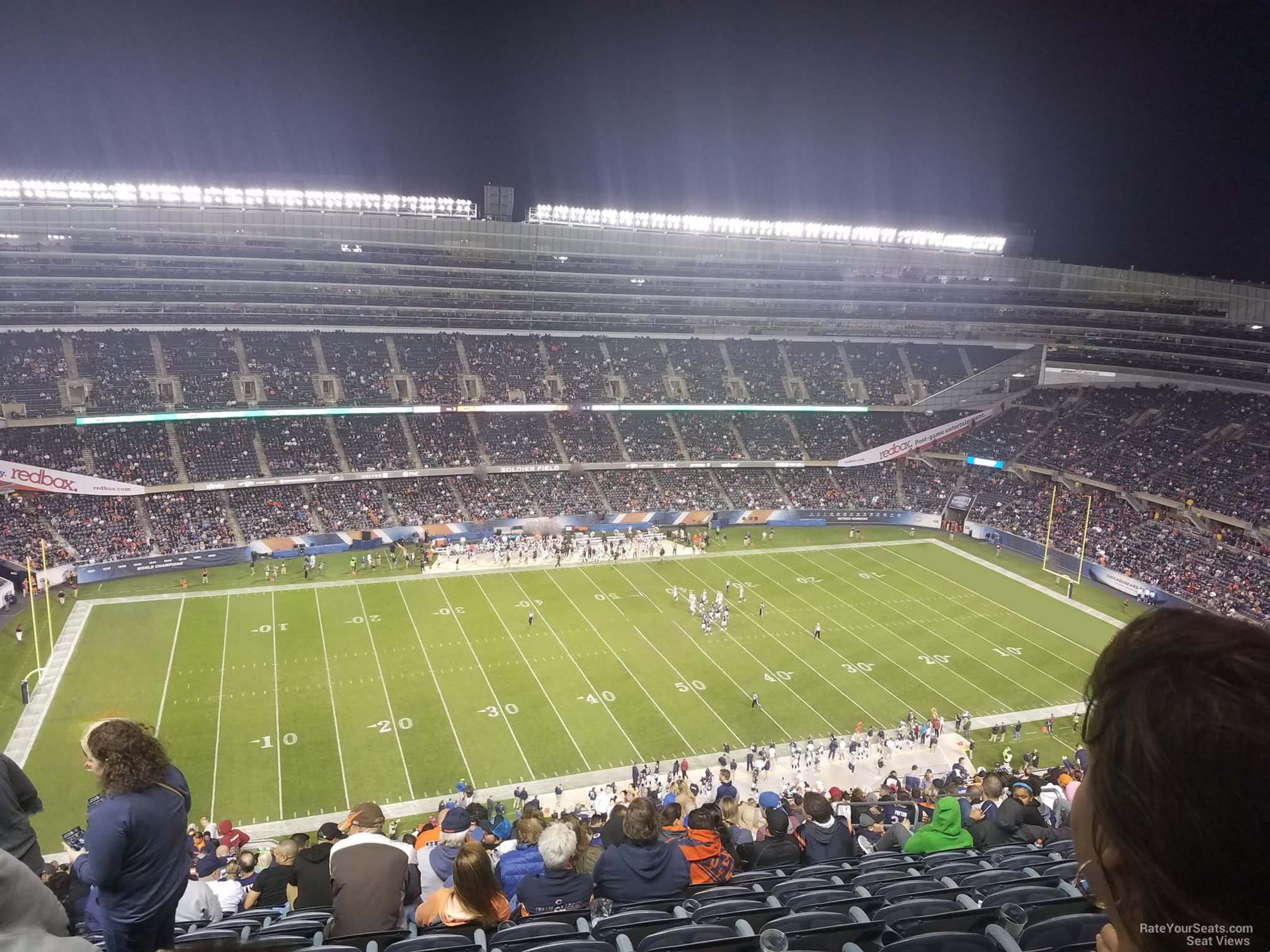 section 440, row 30 seat view  for football - soldier field