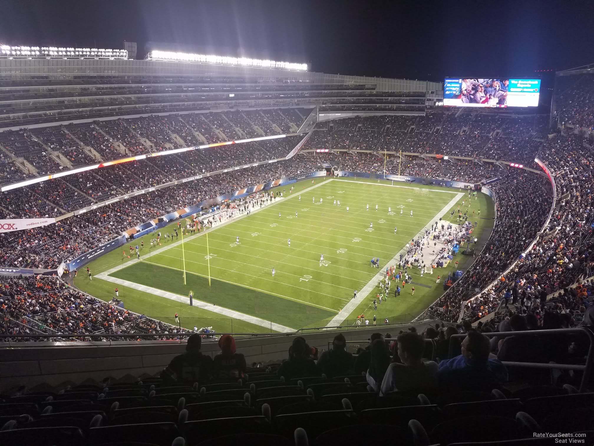 section 447, row 30 seat view  for football - soldier field