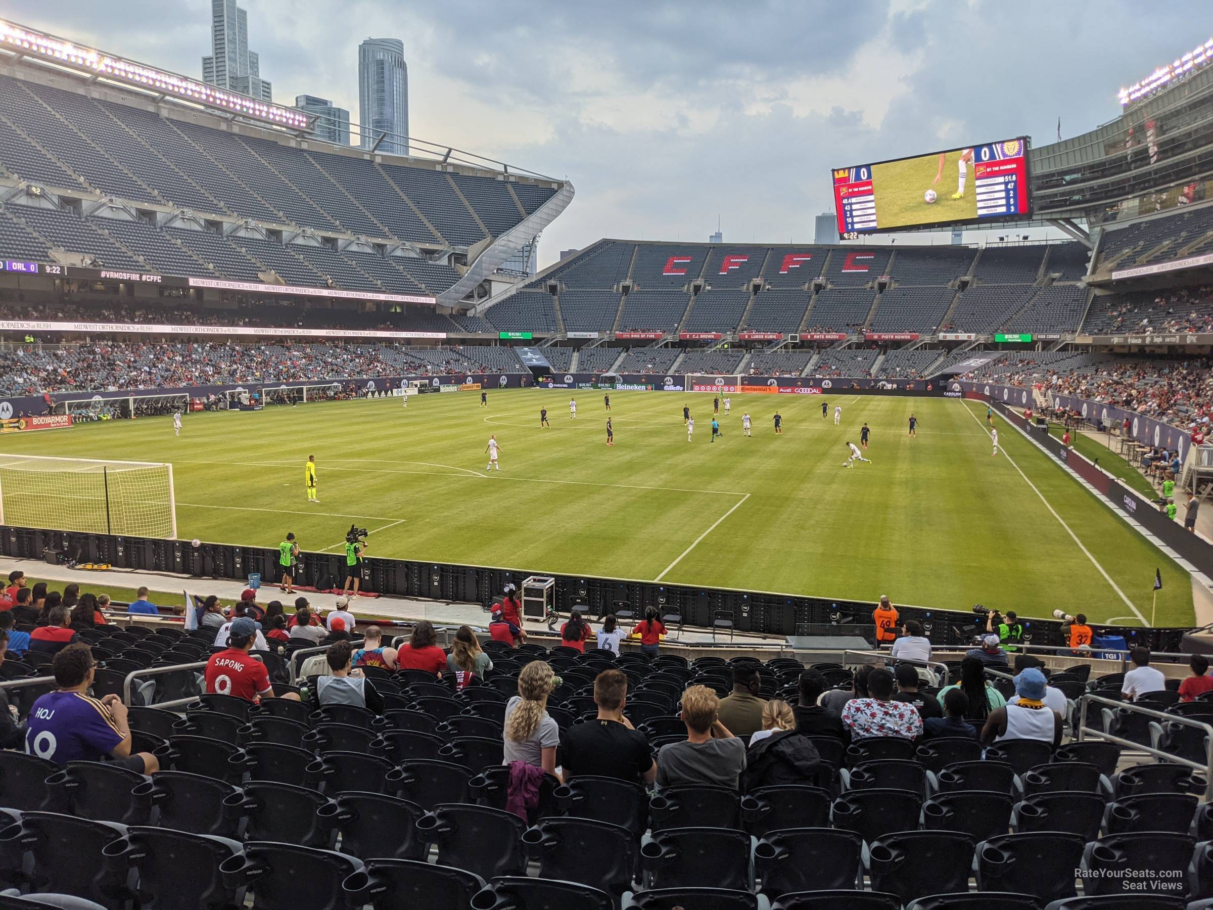 section 120, row 18 seat view  for soccer - soldier field