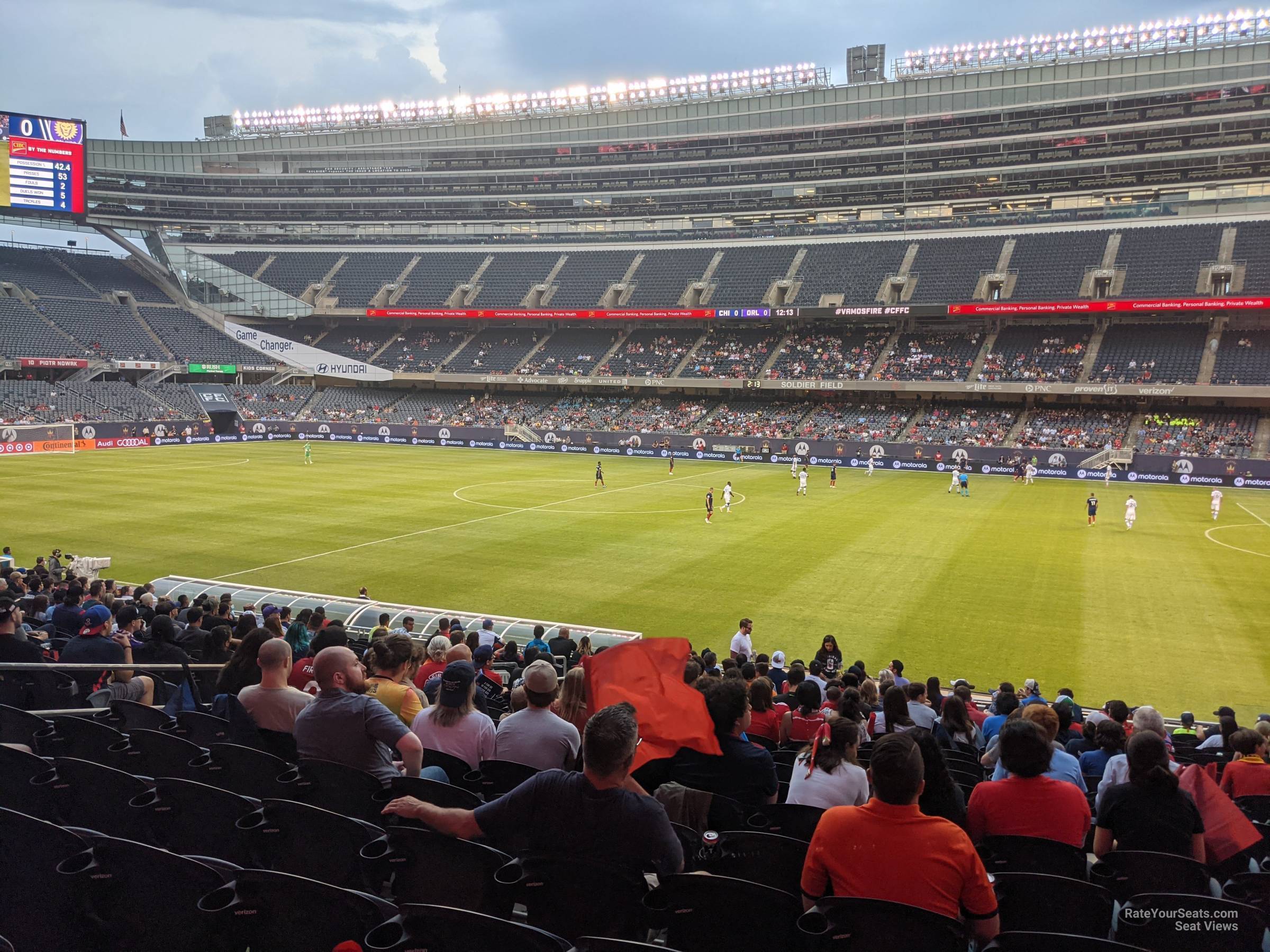 section 133, row 16 seat view  for soccer - soldier field