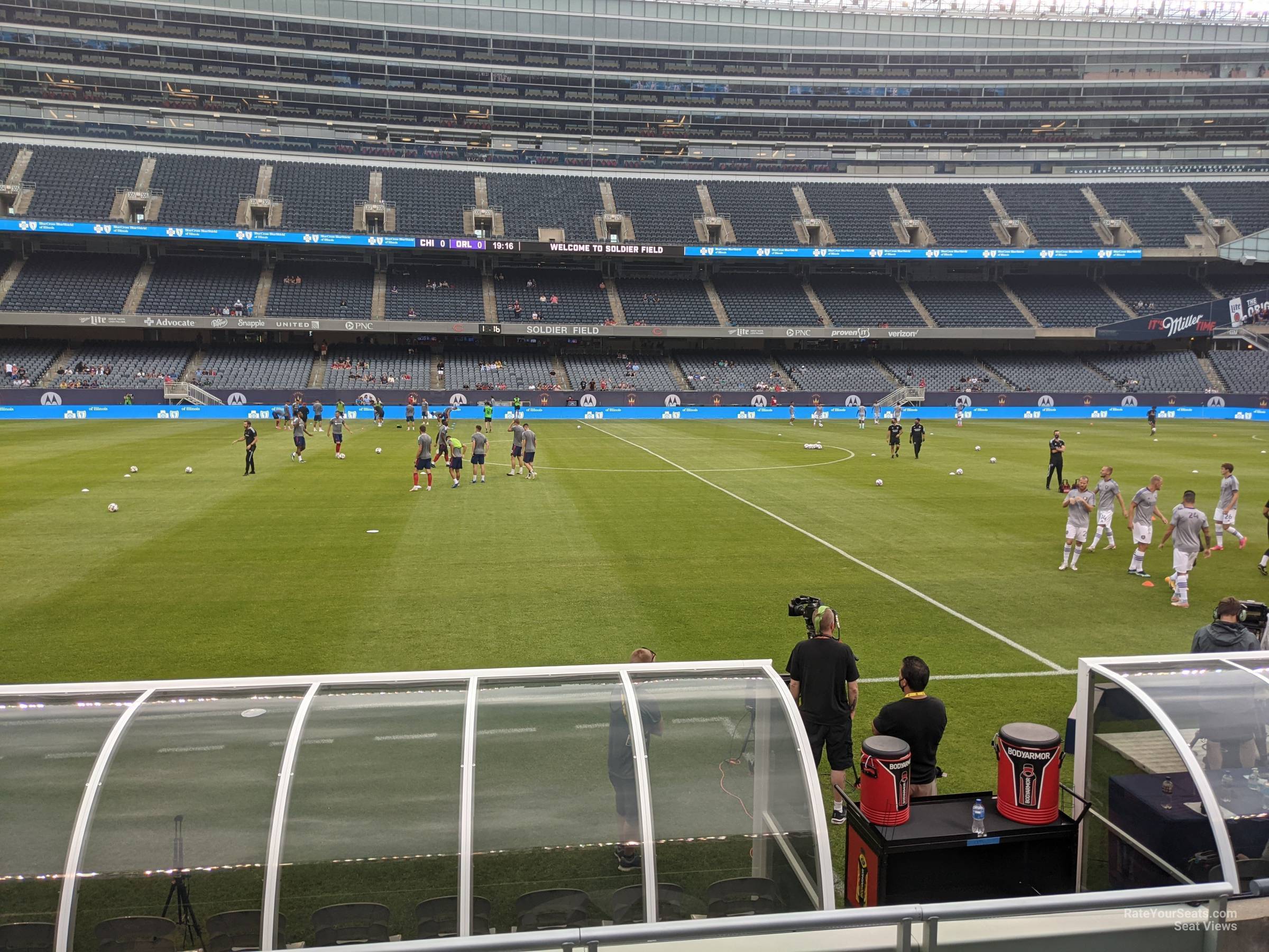 section 138, row 4 seat view  for soccer - soldier field