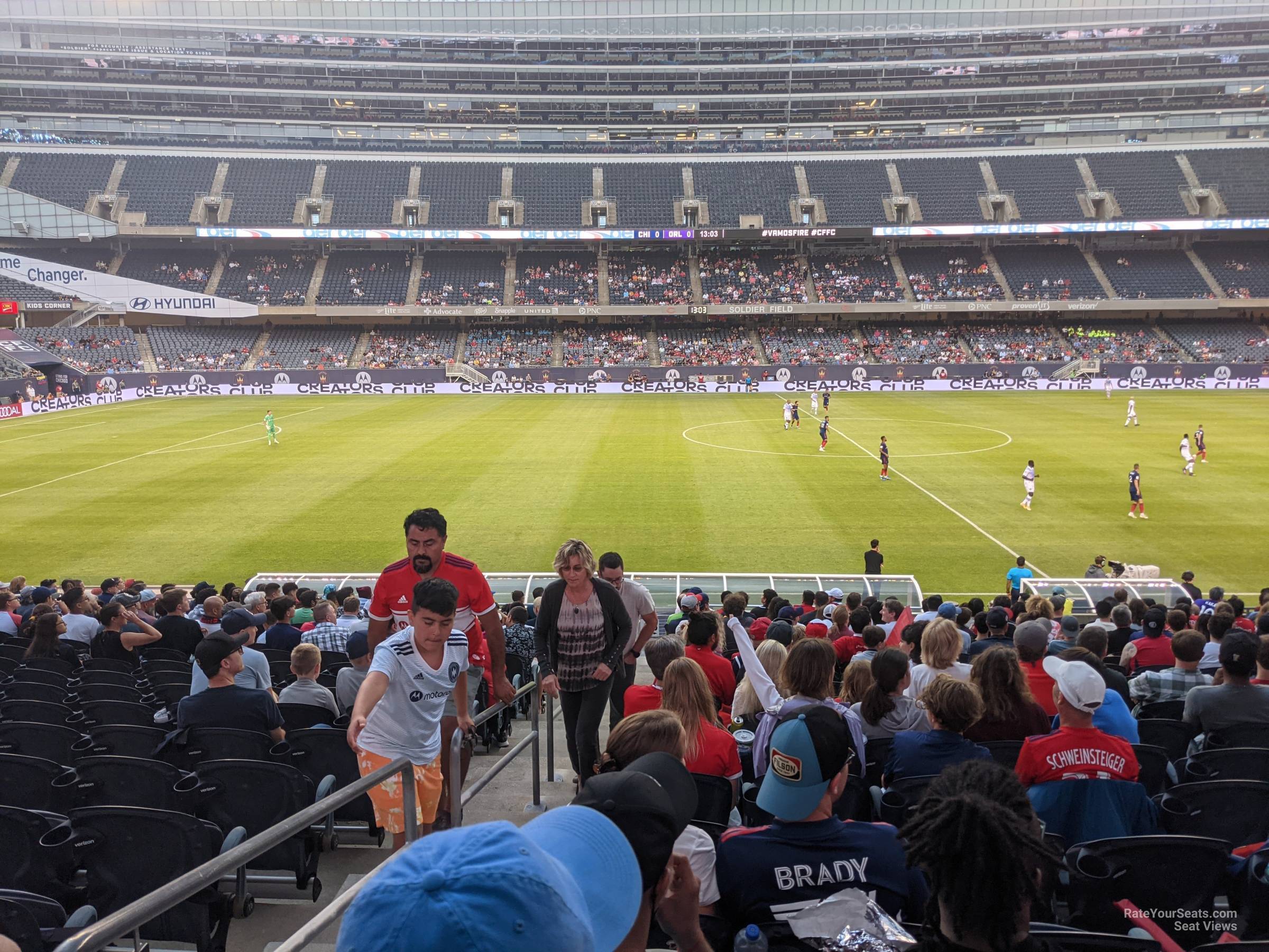 section 140, row 16 seat view  for soccer - soldier field