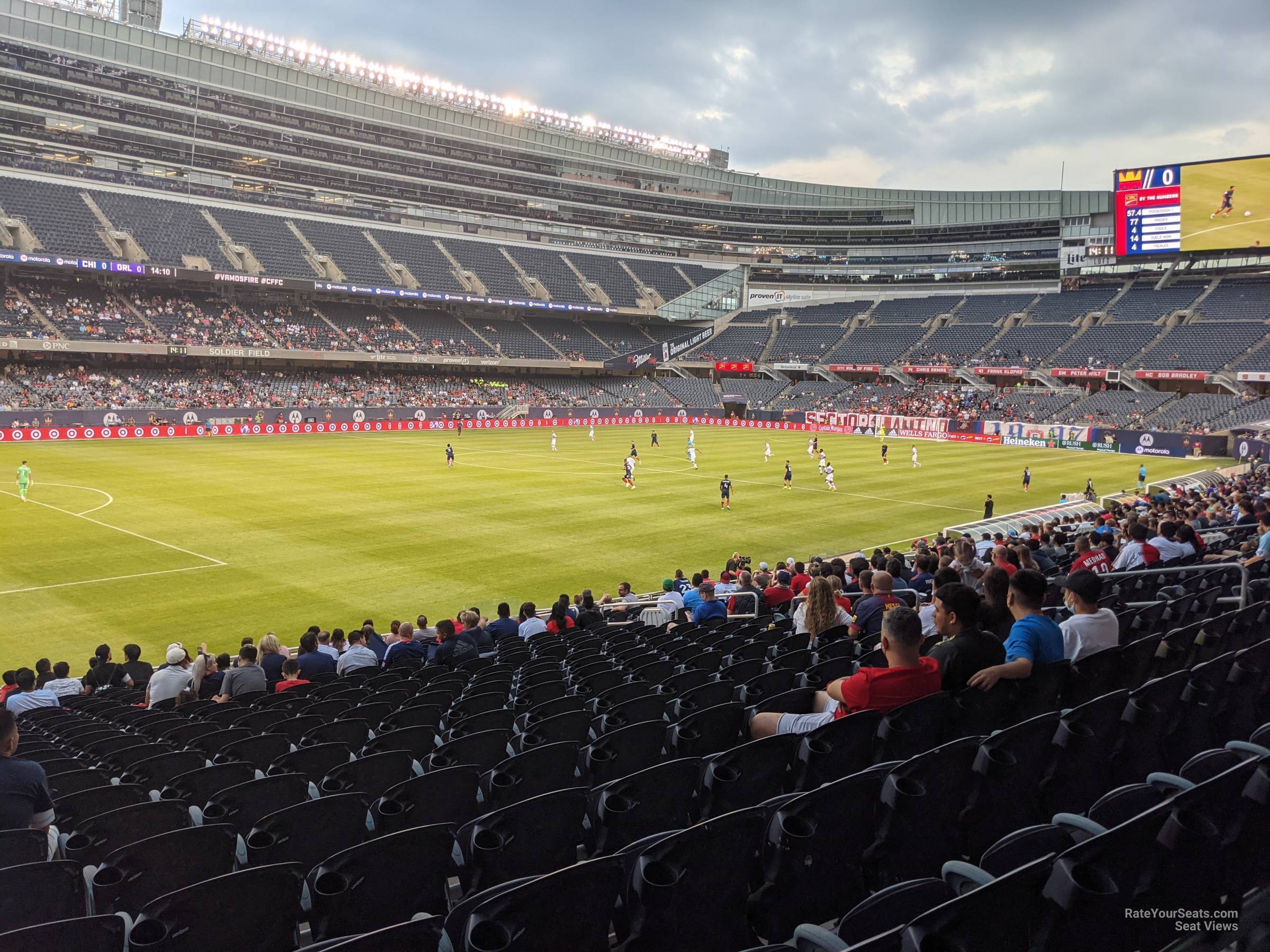 section 143, row 16 seat view  for soccer - soldier field
