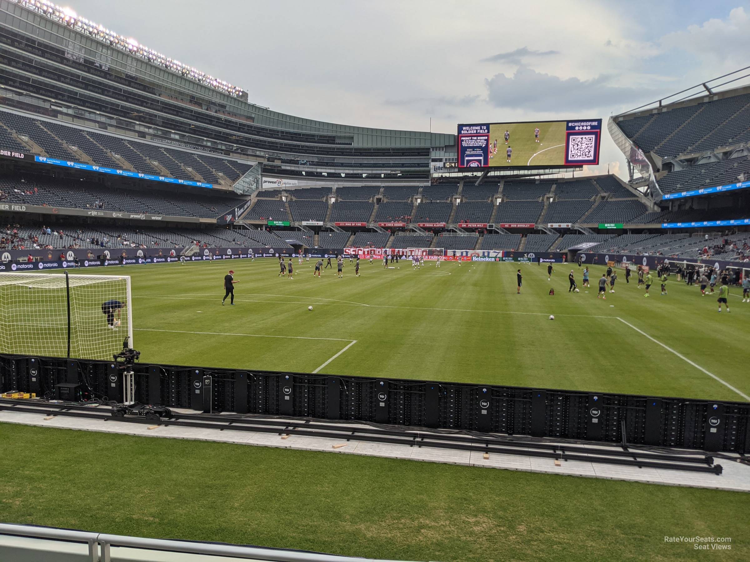 section 150, row 4 seat view  for soccer - soldier field
