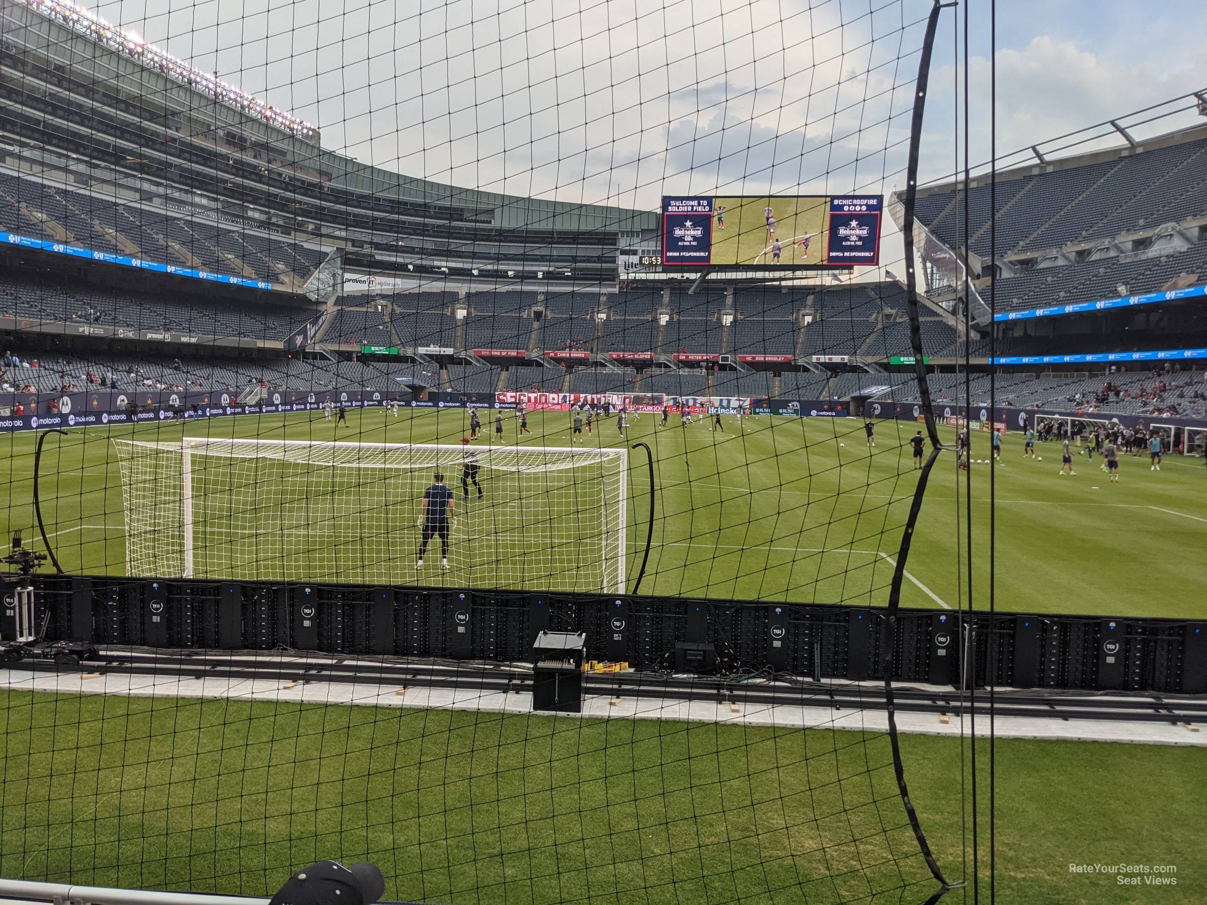 section 151, row 4 seat view  for soccer - soldier field