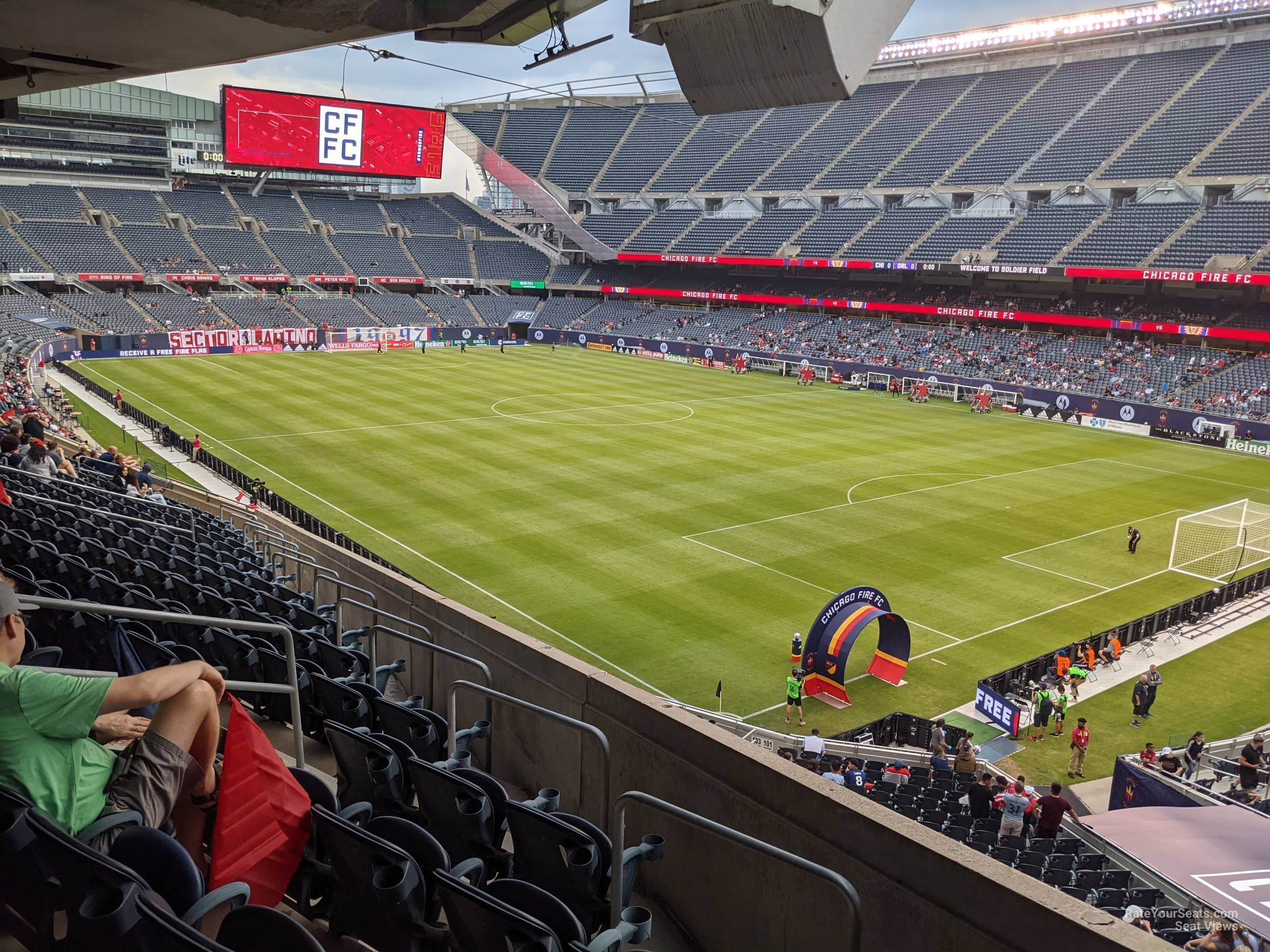 section 202, row 15 seat view  for soccer - soldier field