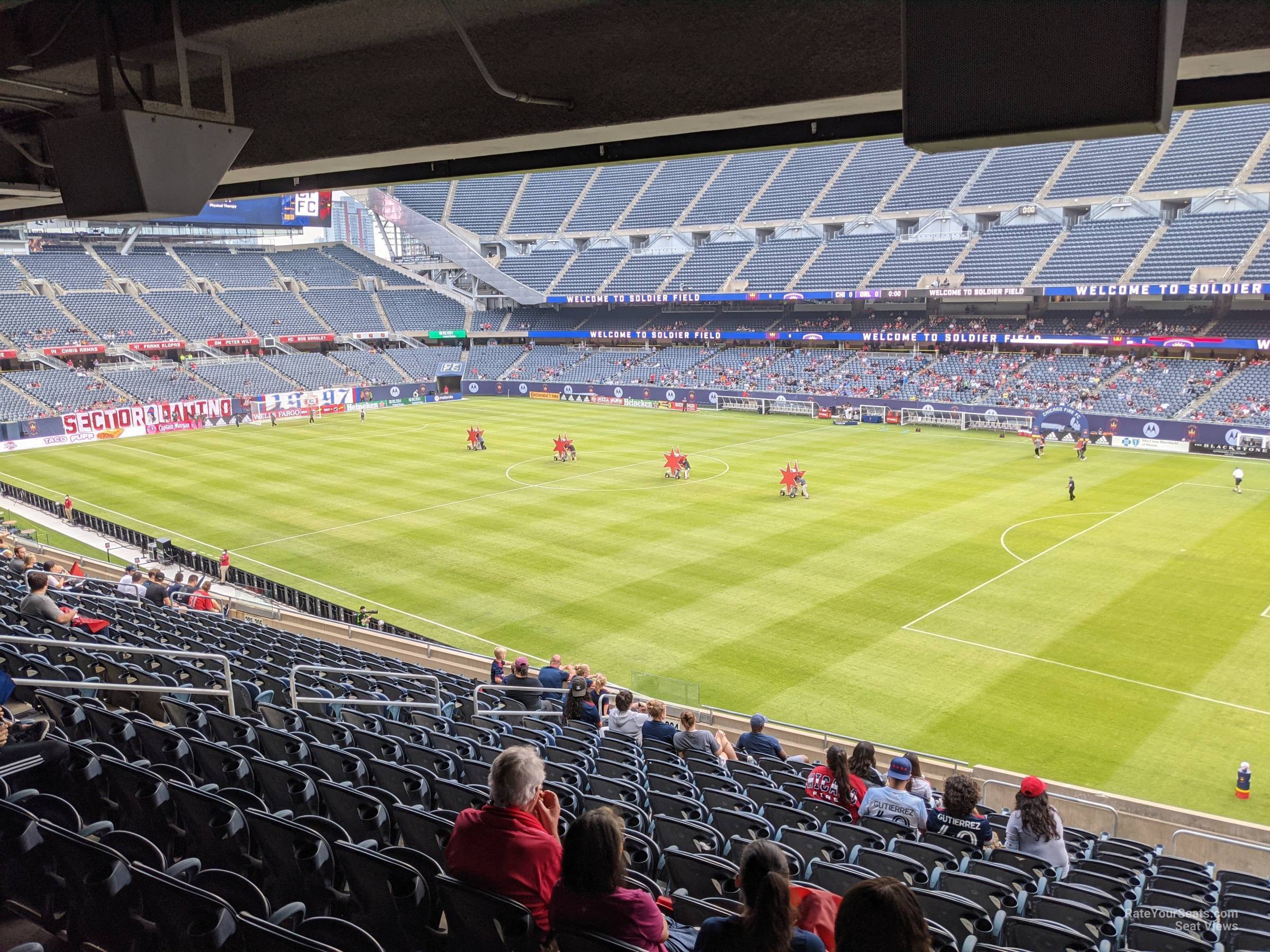 section 204, row 15 seat view  for soccer - soldier field