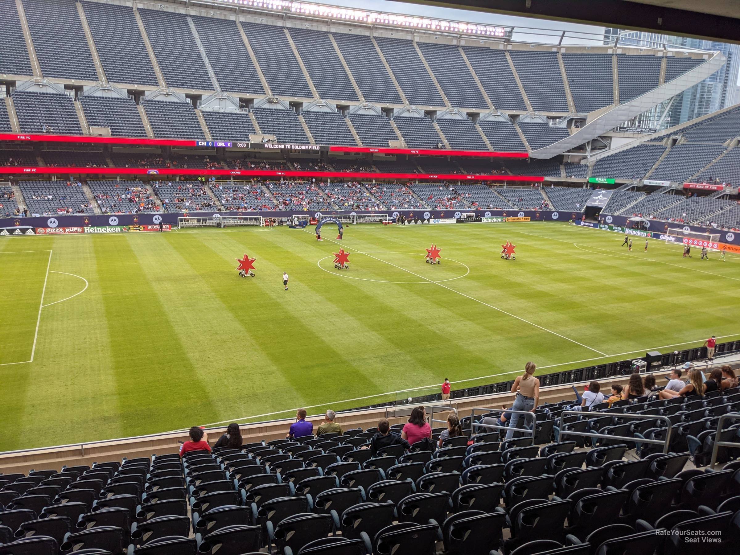 section 212, row 15 seat view  for soccer - soldier field