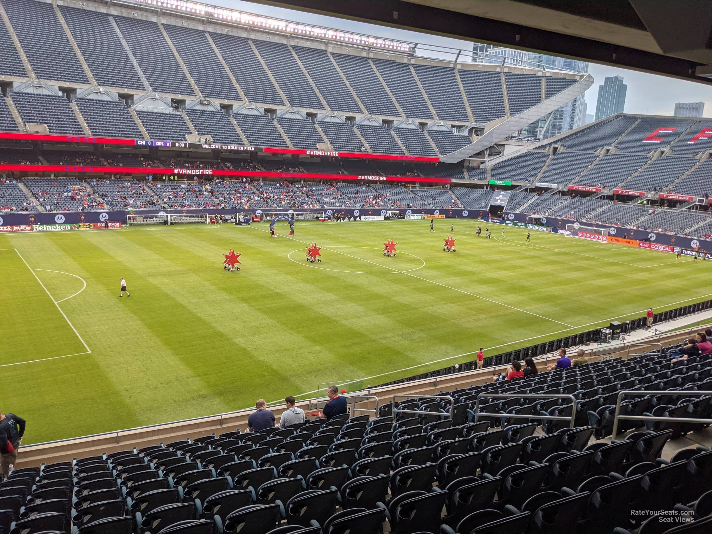 section 213, row 15 seat view  for soccer - soldier field