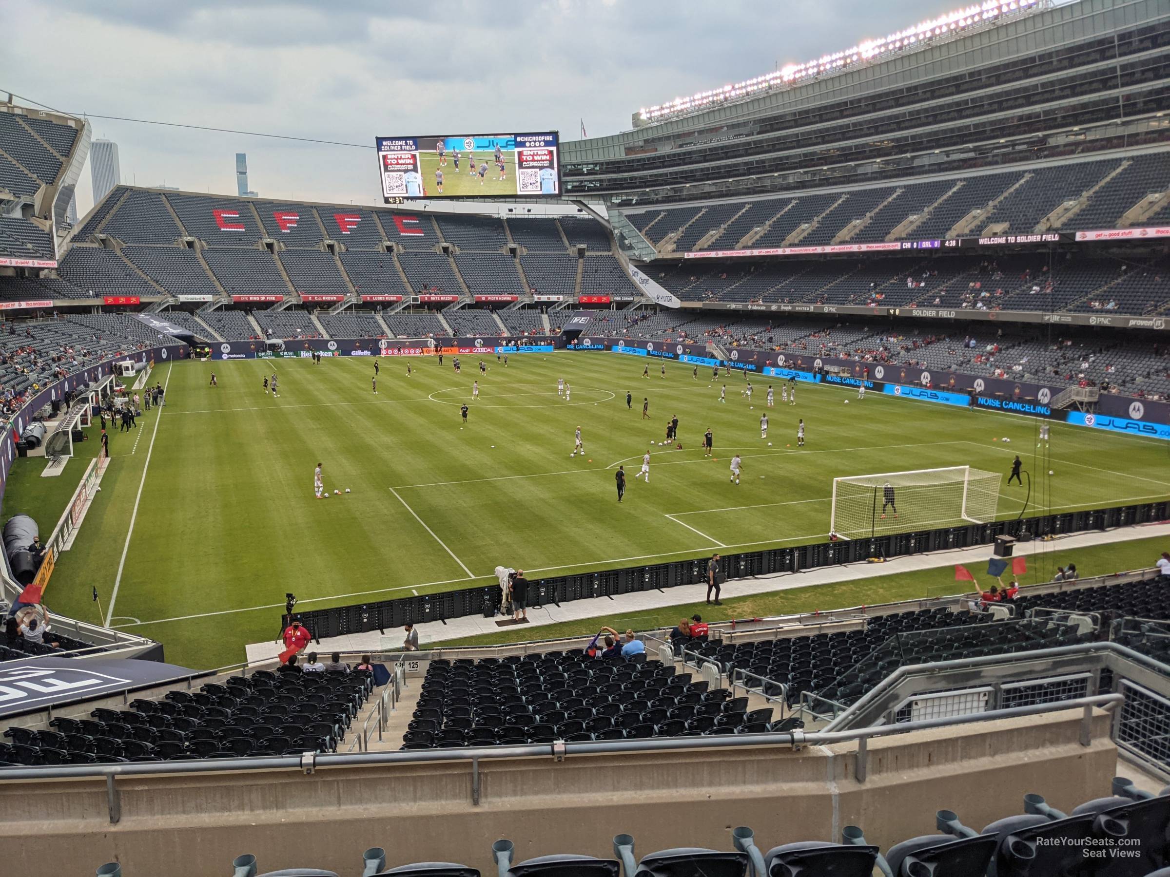 section 225, row 6 seat view  for soccer - soldier field